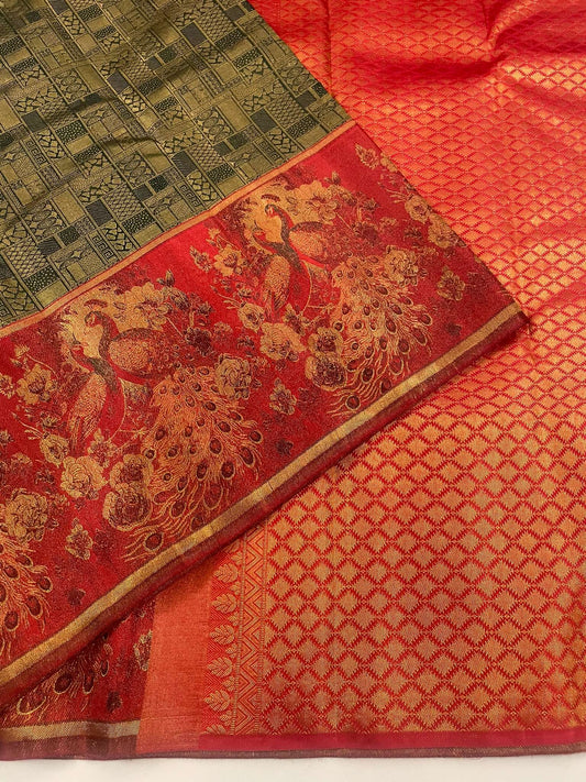 Kanchivaram Silk SBE270C3-1 By SRISHTA