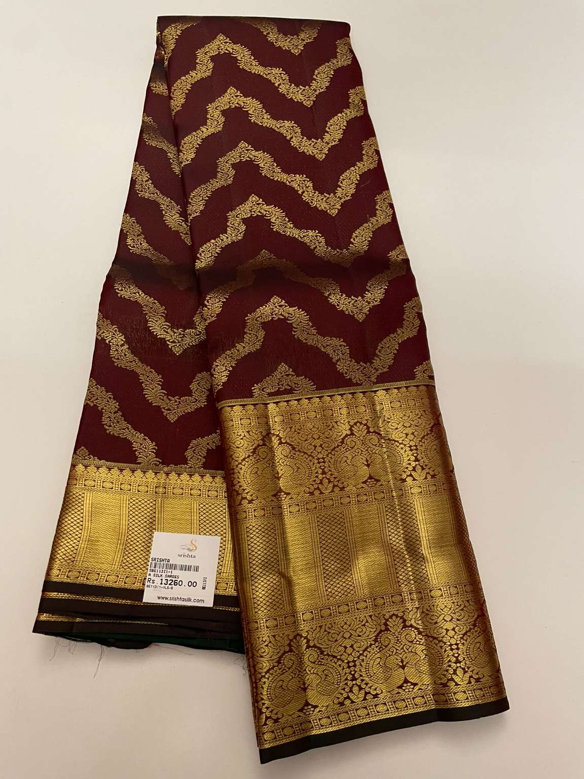 Kanchivaram Silk SBE113I1-1 By SRISHTA