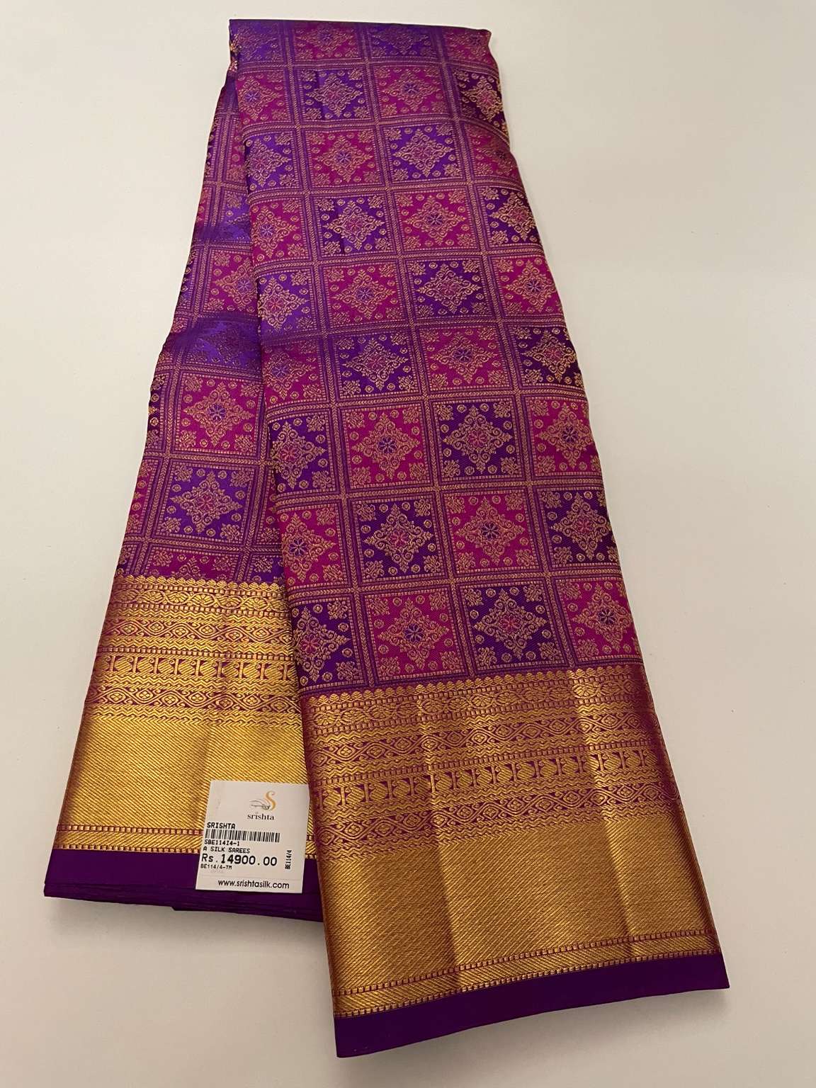 Kanchivaram Silk SBE114I4-1 By SRISHTA