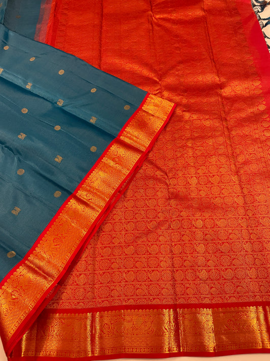 Kanchivaram Silk SBF77G9-3 By SRISHTA