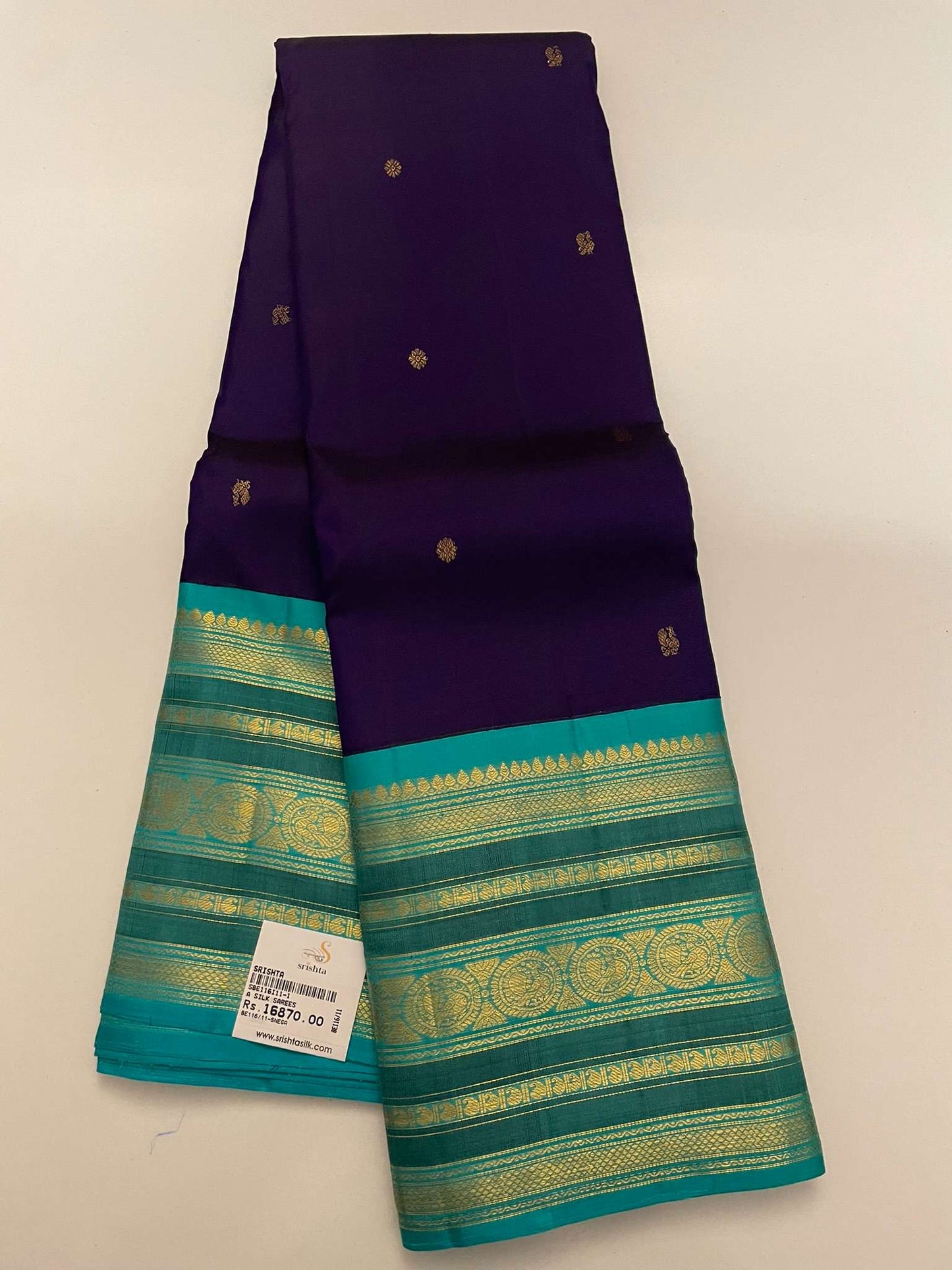Kanchivaram Silk SBE116I11-1 By SRISHTA