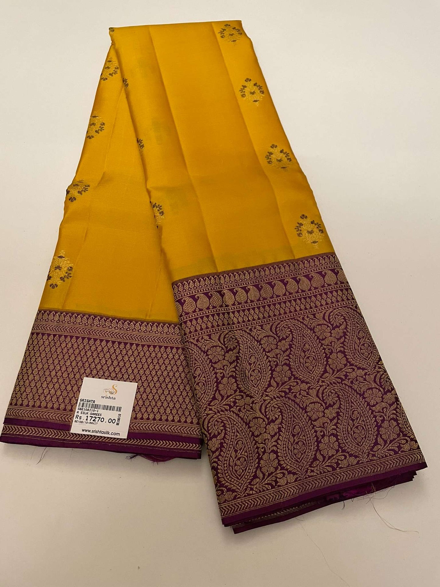Kanchivaram Silk SBE108I10-1 By SRISHTA