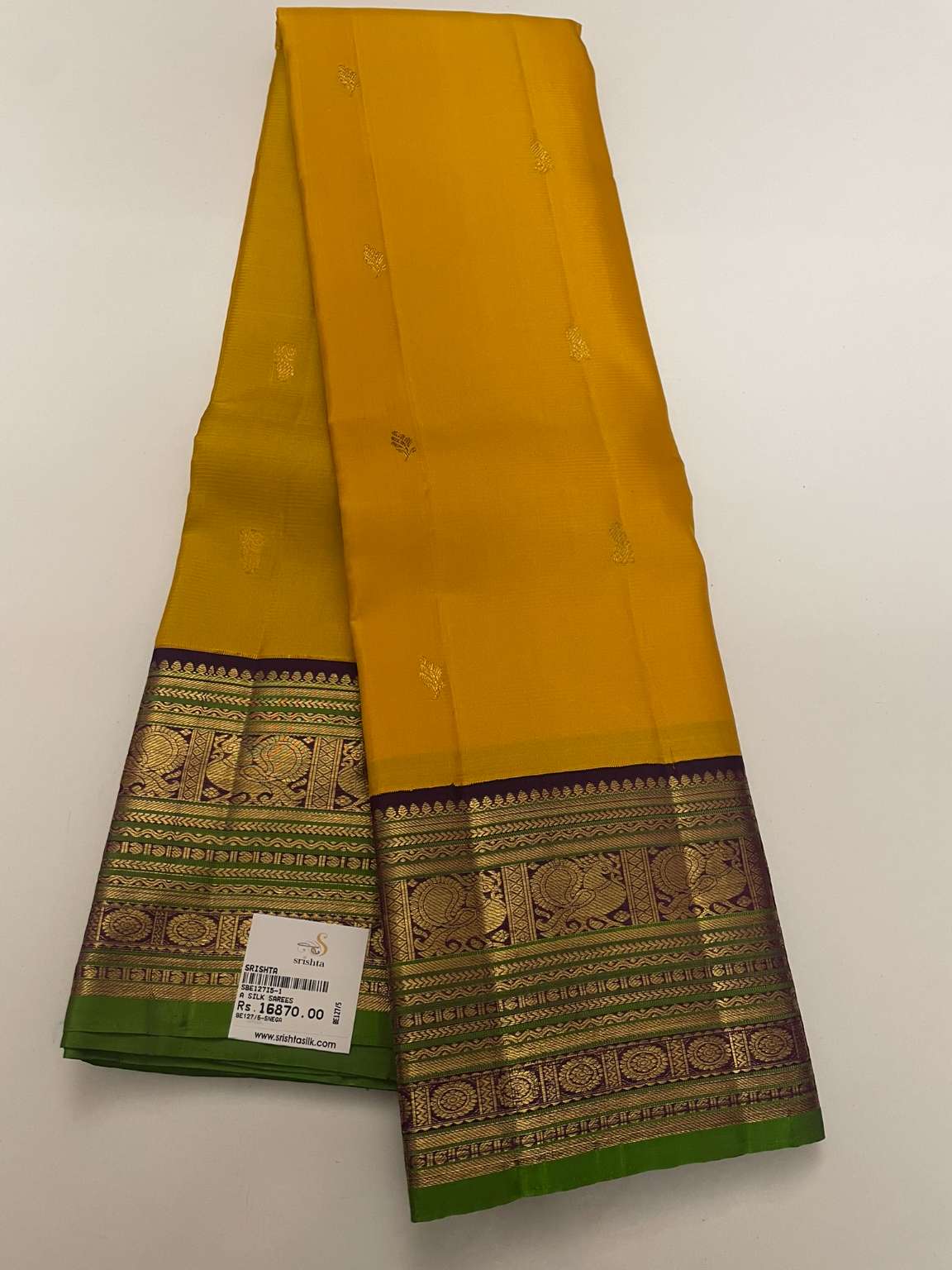 Kanchivaram Silk SBE127I5-1 By SRISHTA