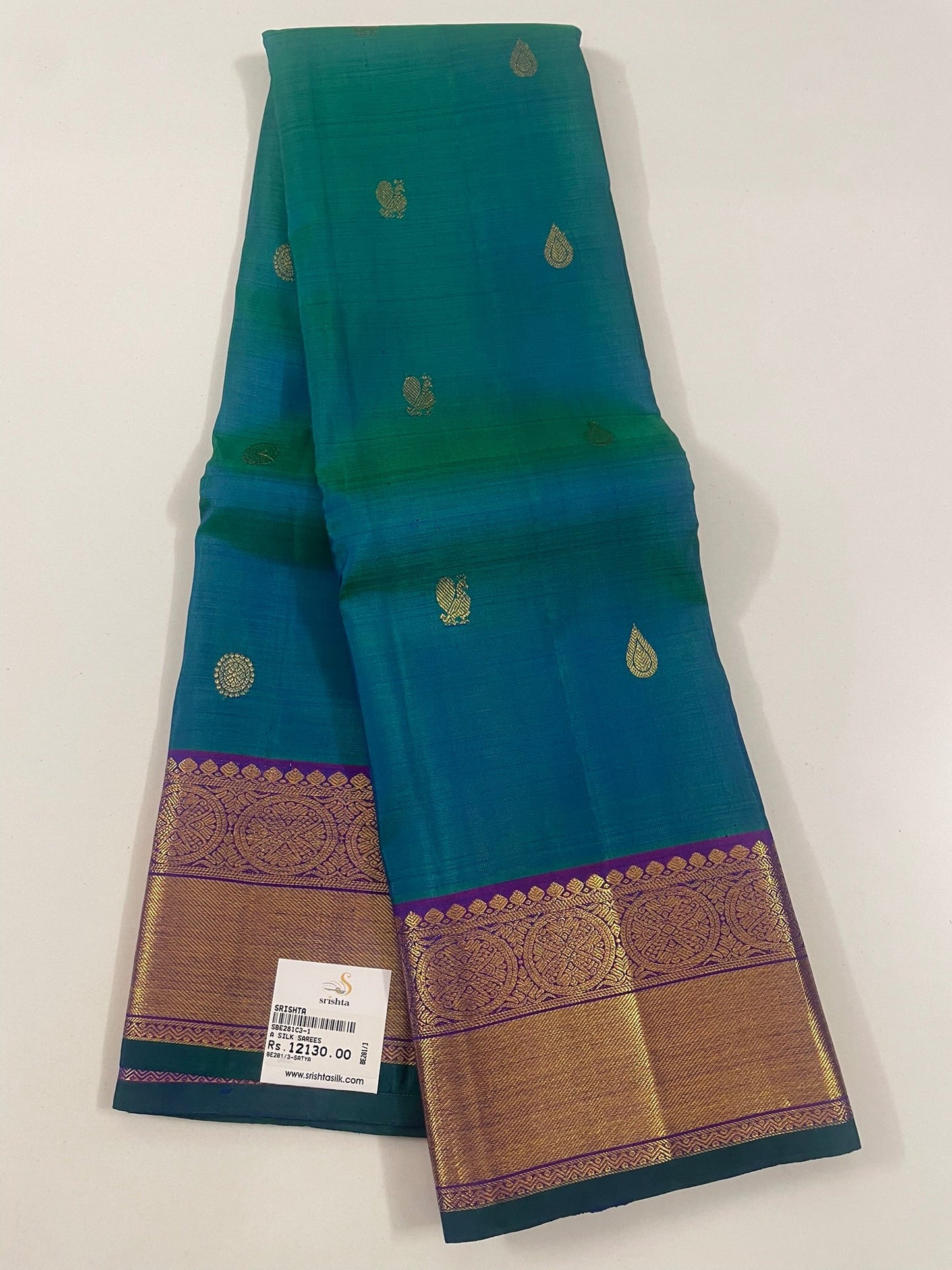 Kanchivaram Silk SBE281C3-1 By SRISHTA