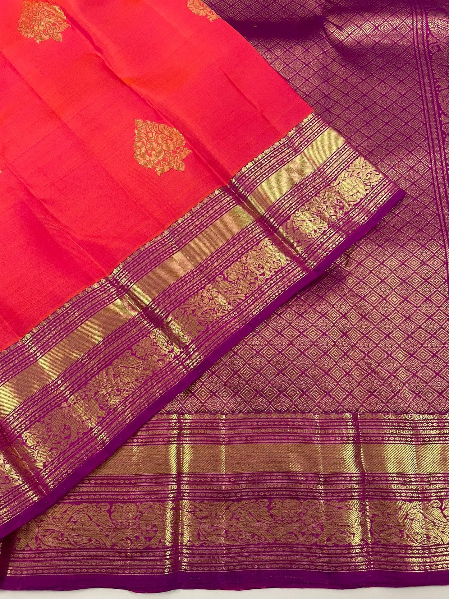 Kanchivaram Silk SBF1D3 - 4 By SRISHTA