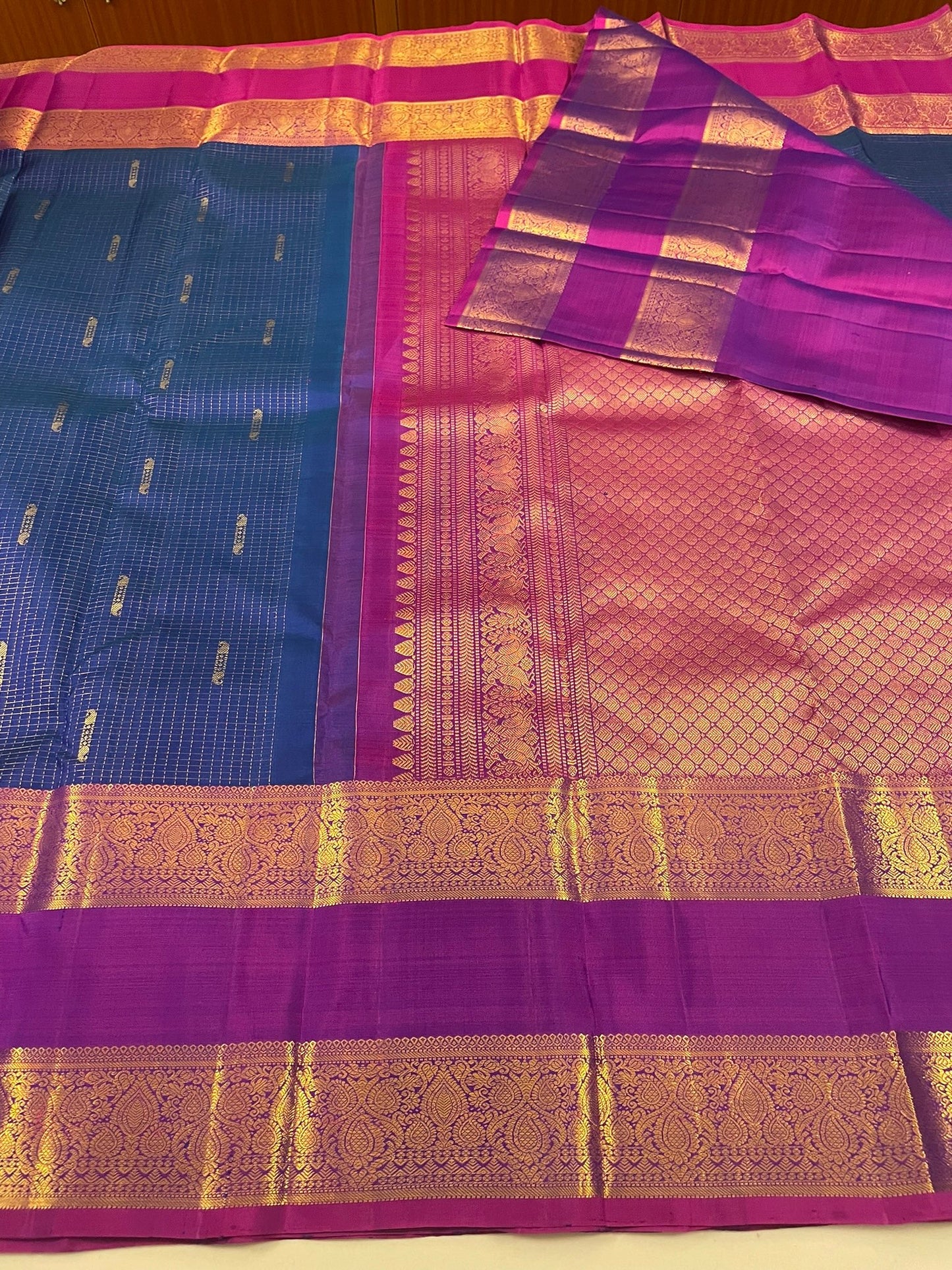 Kanchivaram Silk SBF1D7 - 5 By SRISHTA