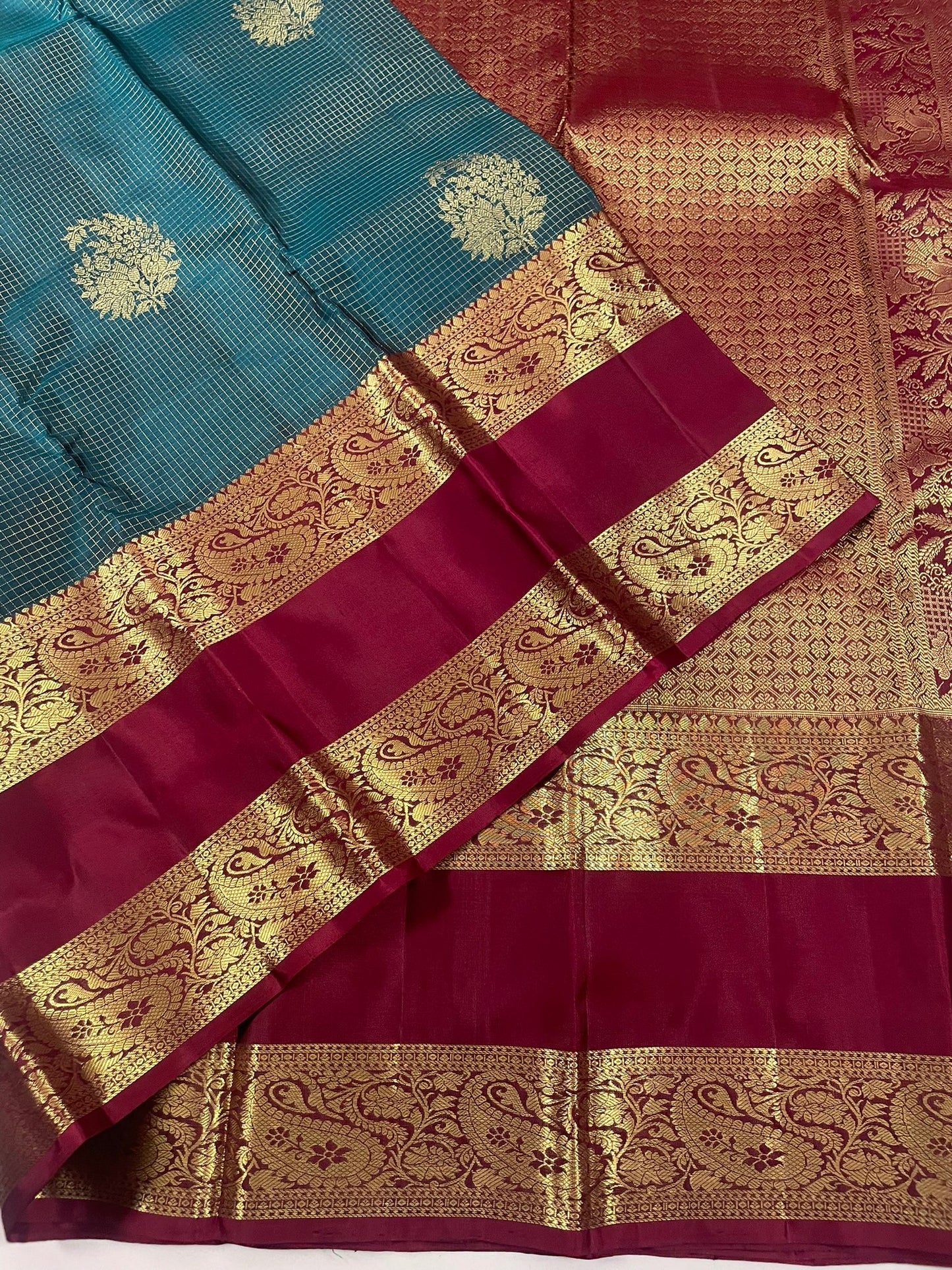 Kanchivaram Silk SBF1D7 - 3 By SRISHTA