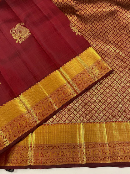 Kanchivaram Silk SBF1D3 - 9 By SRISHTA