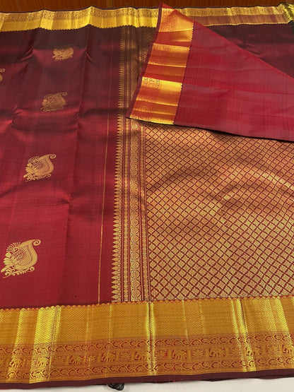 Kanchivaram Silk SBF1D3 - 9 By SRISHTA