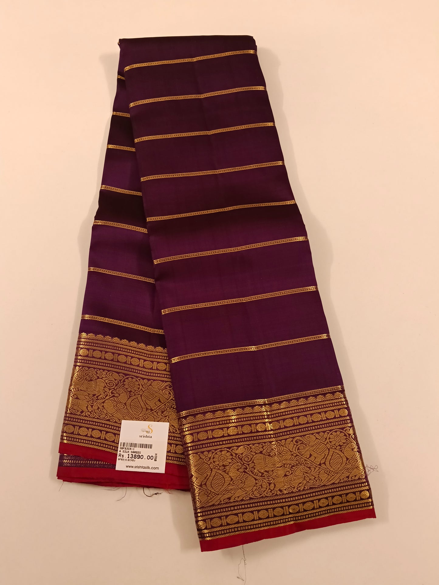 Kanchivaram Silk SBF83G4-1 By SRISHTA