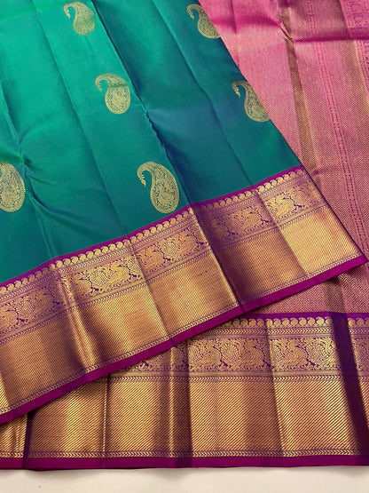 Kanchivaram Silk SBE208L6-8 By SRISHTA