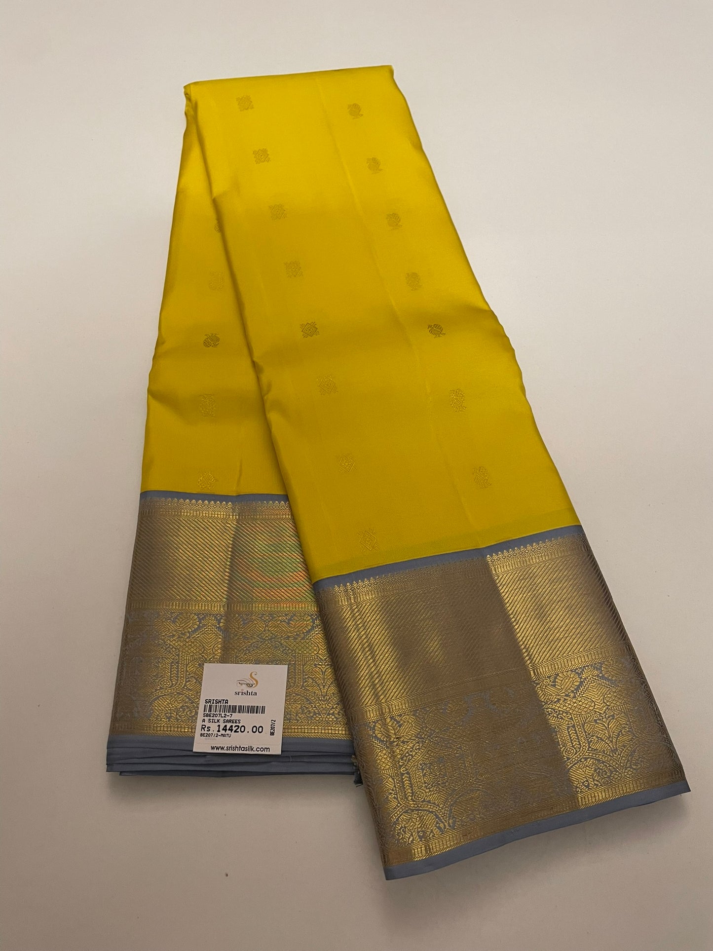 Kanchivaram Silk SBE207L2-7 By SRISHTA