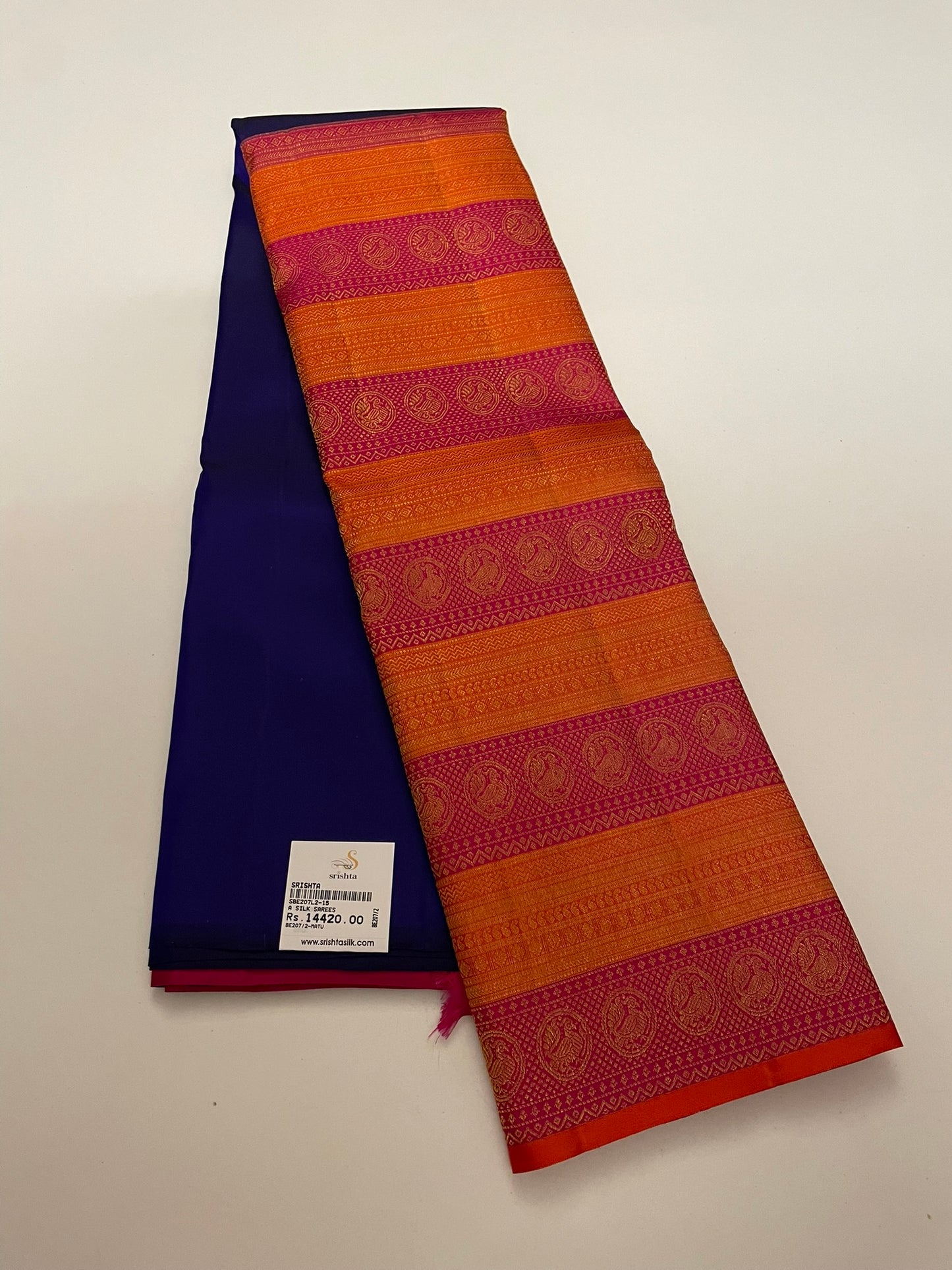 Kanchivaram Silk SBE207L2-15 By SRISHTA