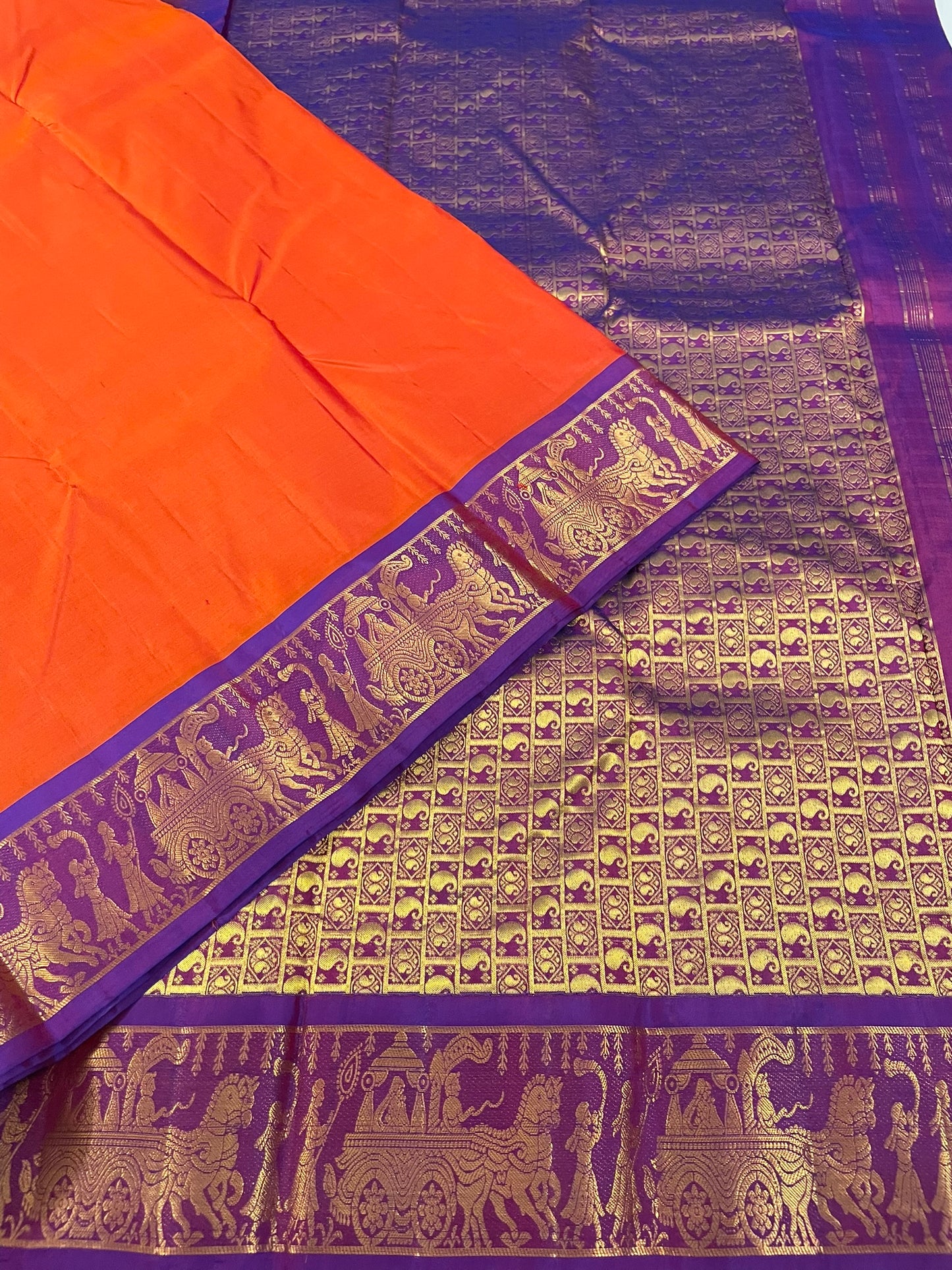 Kanchivaram Silk SBF63F4-8 By SRISHTA
