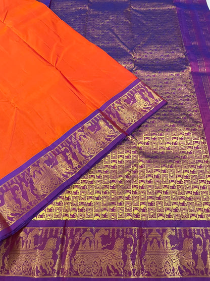 Kanchivaram Silk SBF63F4-8 By SRISHTA