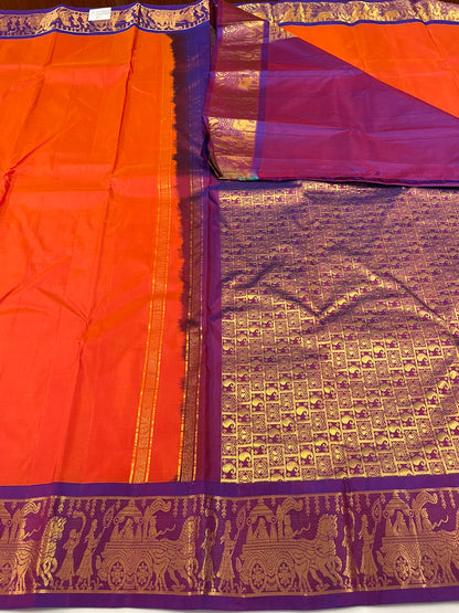 Kanchivaram Silk SBF63F4-8 By SRISHTA