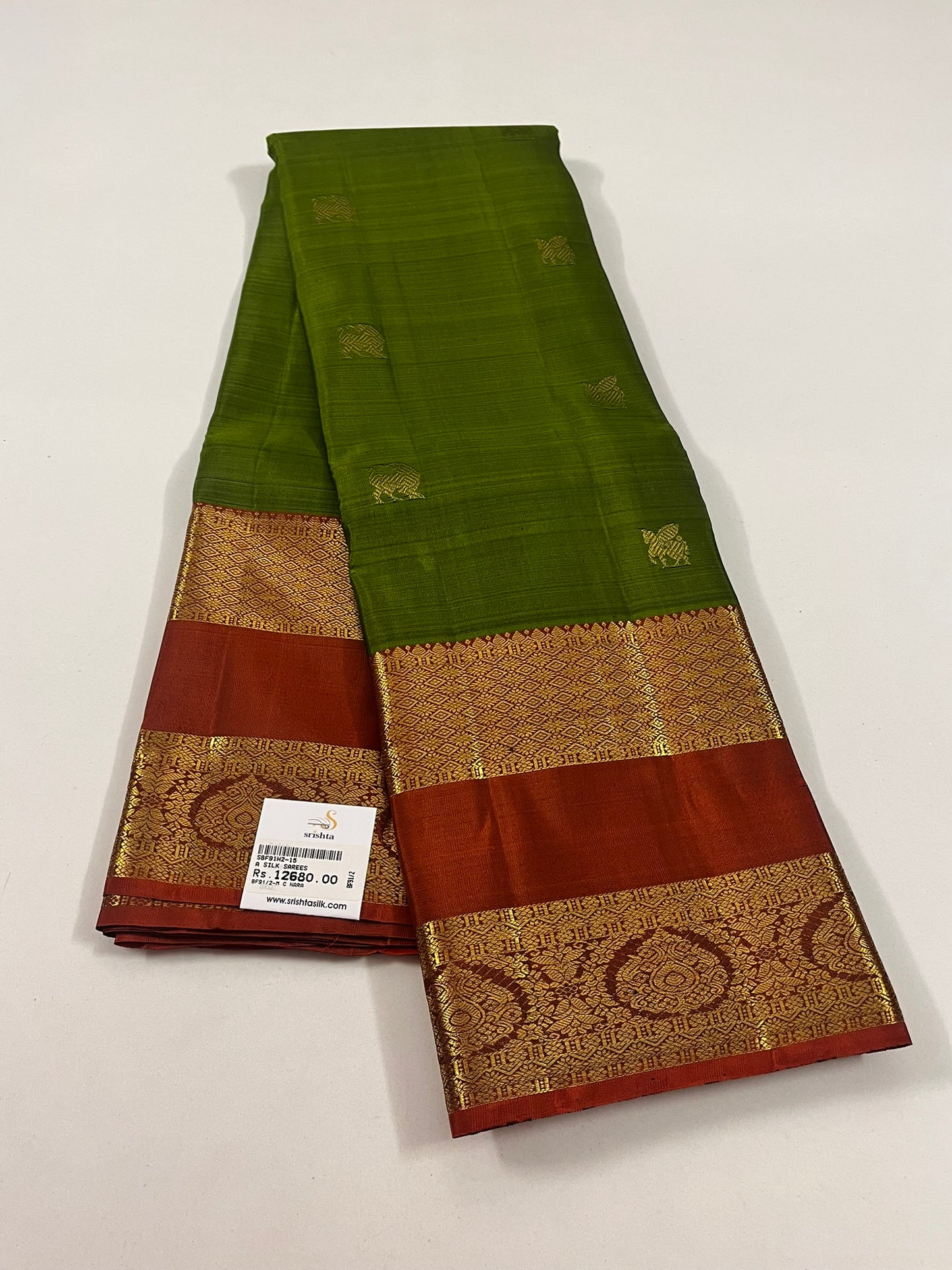 Kanchivaram Silk SBF91H2-15 By SRISHTA
