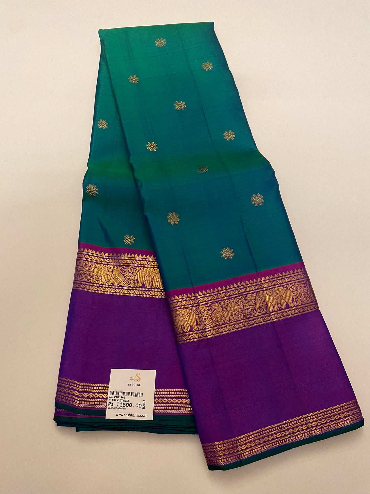Kanchivaram Silk SBE216L3-1 By SRISHTA