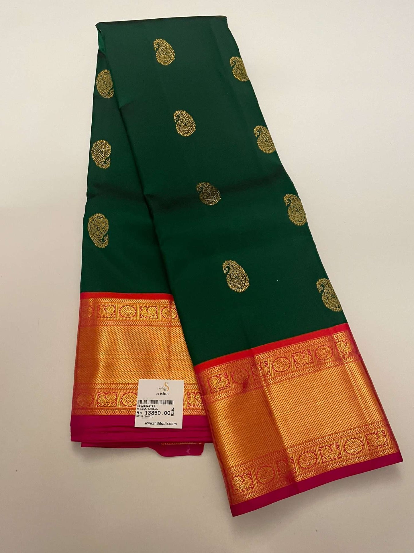 Kanchivaram Silk SBE218L2-14 By SRISHTA