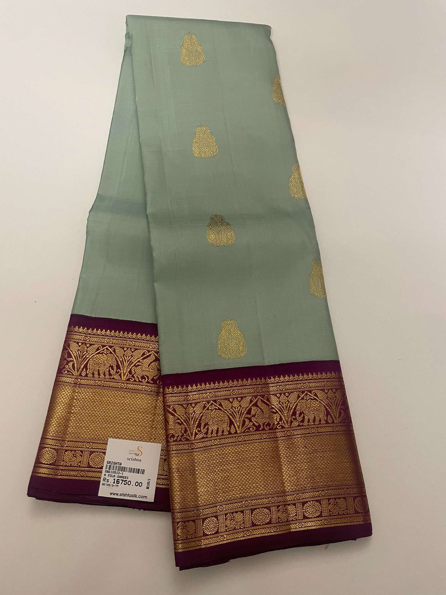 Kanchivaram Silk SBE105I3-1 By SRISHTA