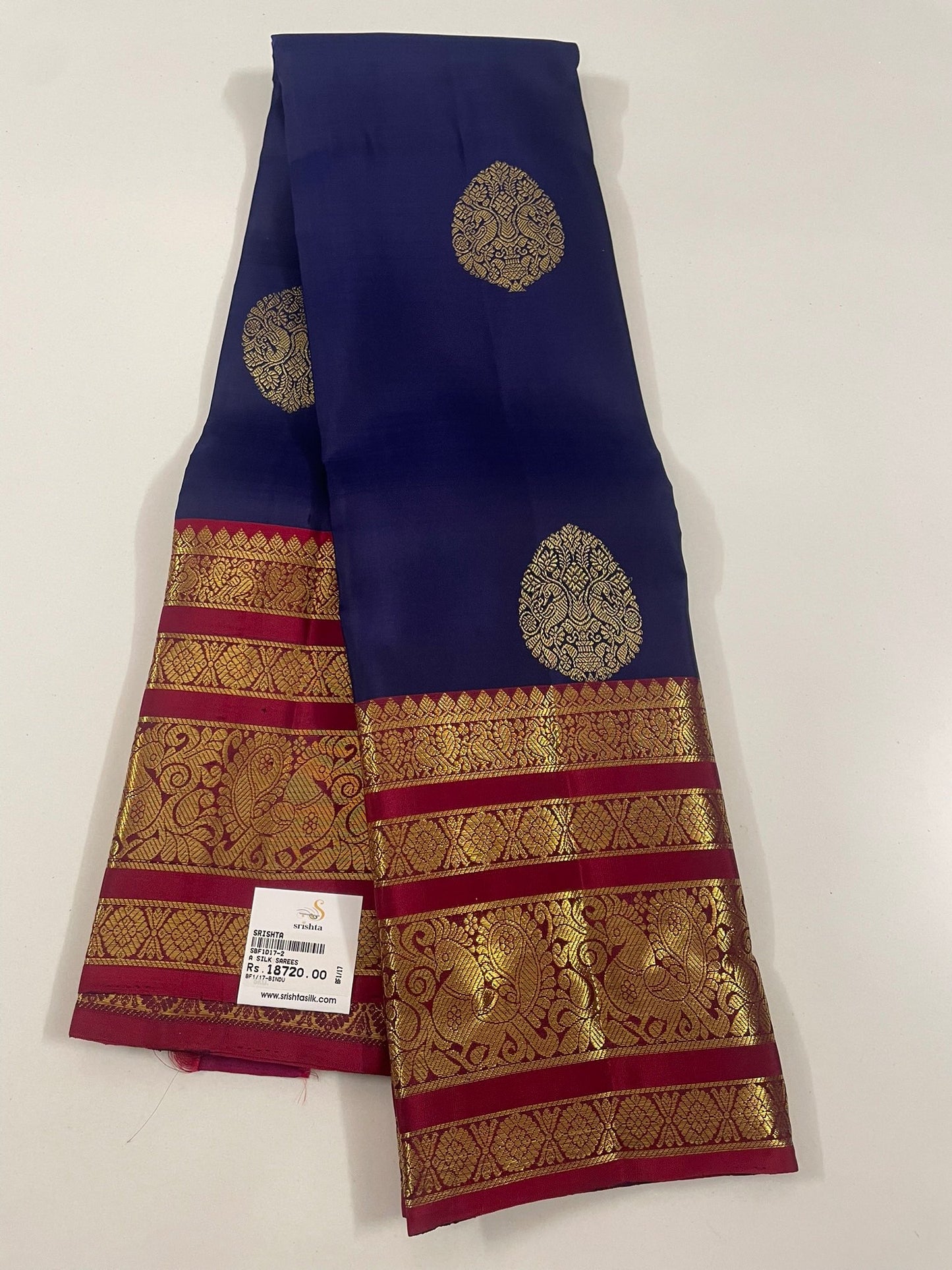 Kanchivaram Silk SBF1D17 - 2 By SRISHTA