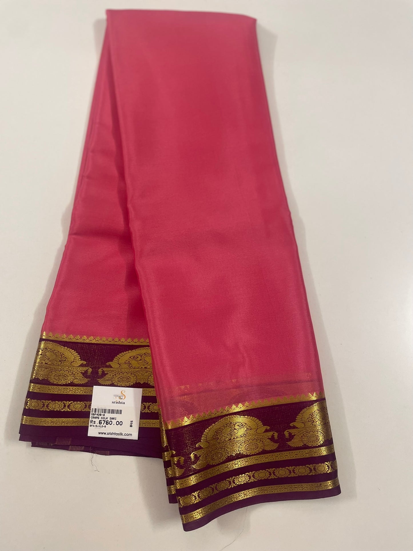 Mysore Crepe Silk SBF4D6-8 By SRISHTA