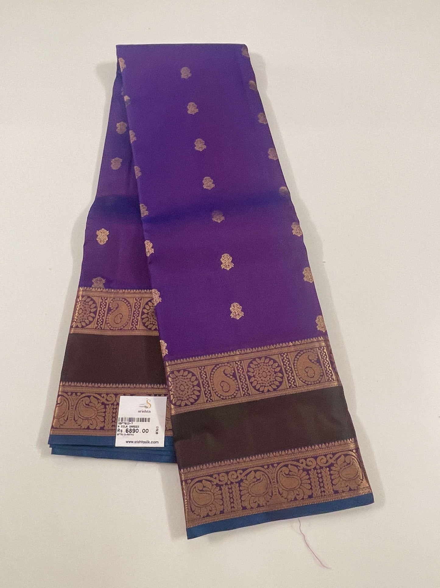 Kanchivaram Silk SBF76G3-7 By SRISHTA