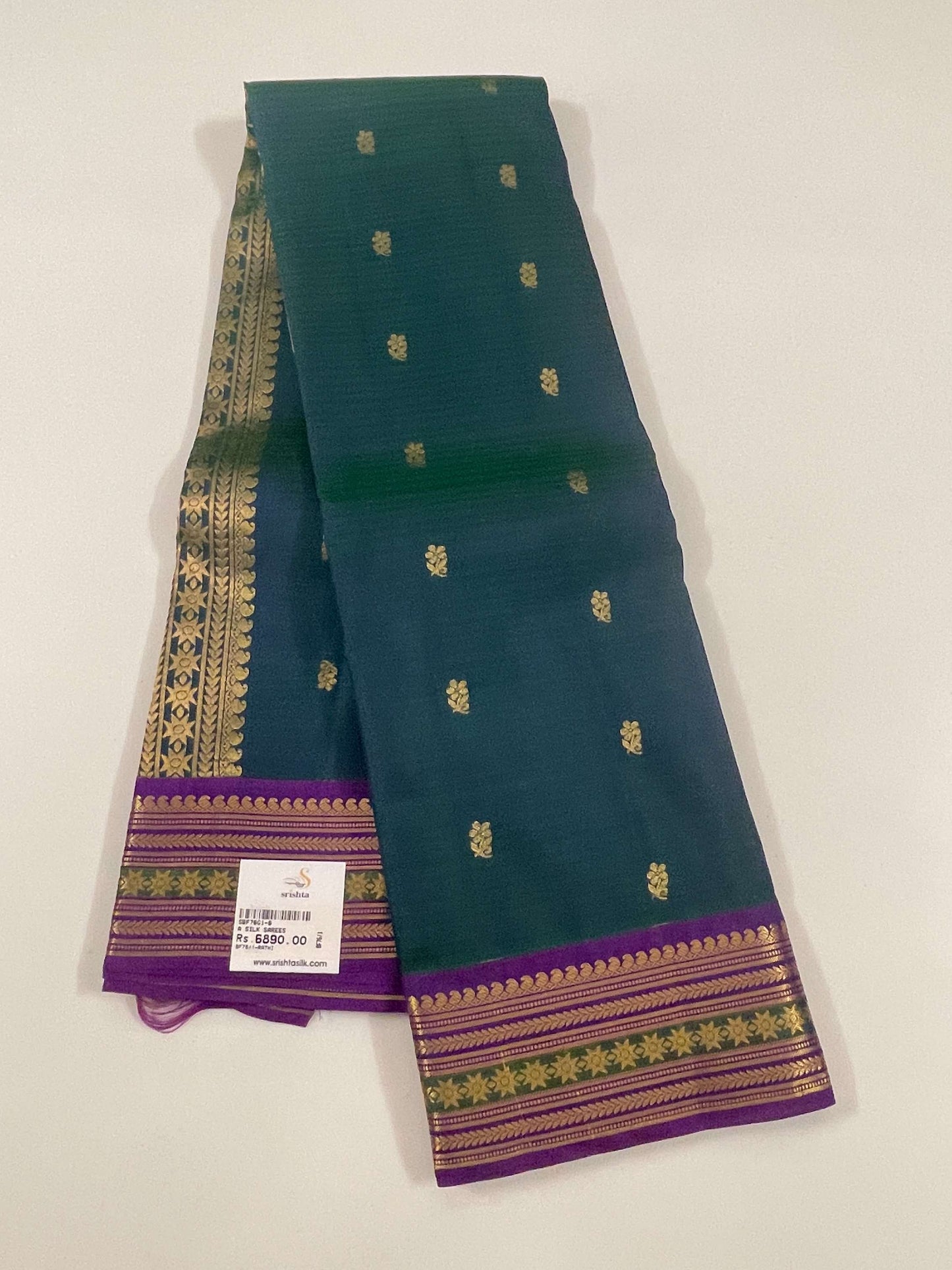 Kanchivaram Silk SBF76G1-6 By SRISHTA