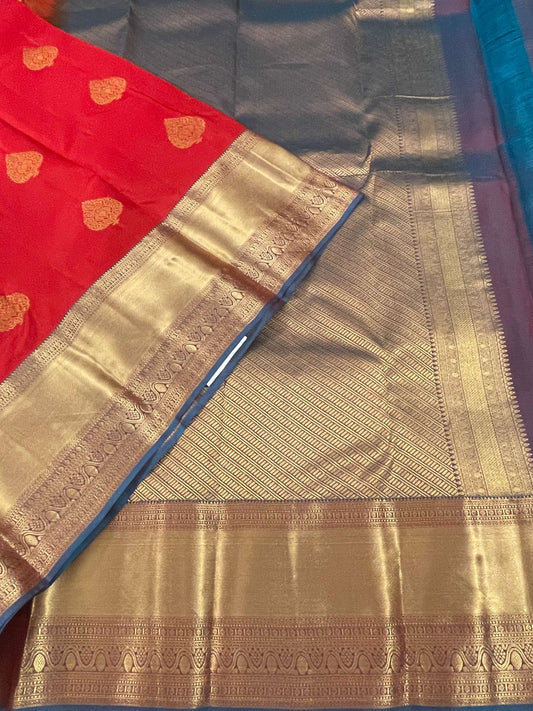 Kanchivaram Silk SBF76G2-6 By SRISHTA