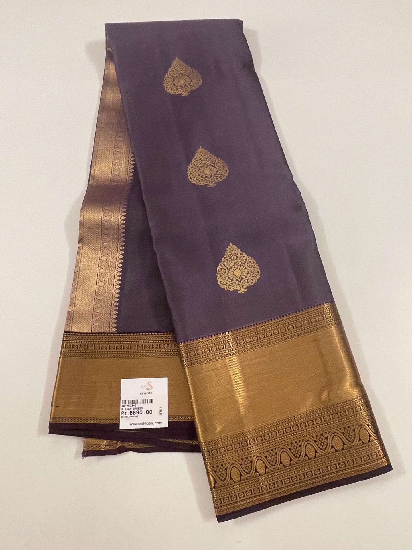 Kanchivaram Silk SBF76G2-5 By SRISHTA