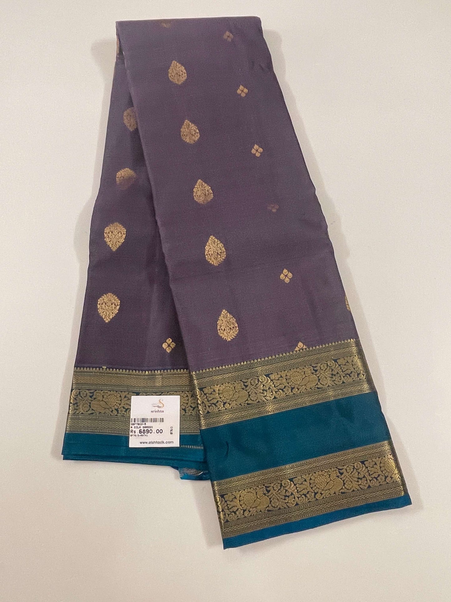 Kanchivaram Silk SBF76G3-5 By SRISHTA