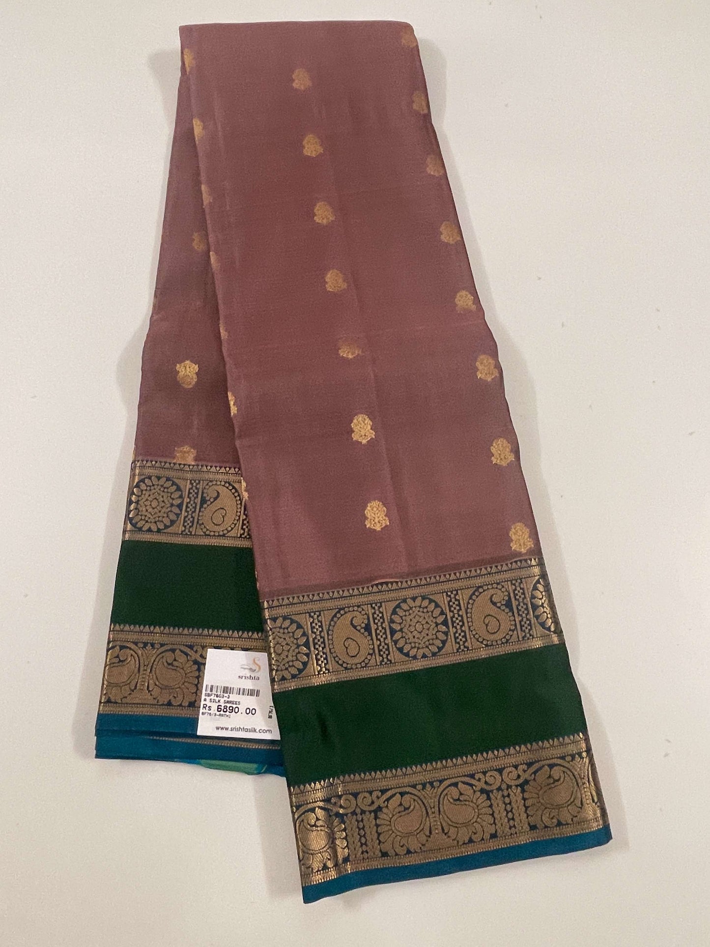 Kanchivaram Silk SBF76G3-3 By SRISHTA