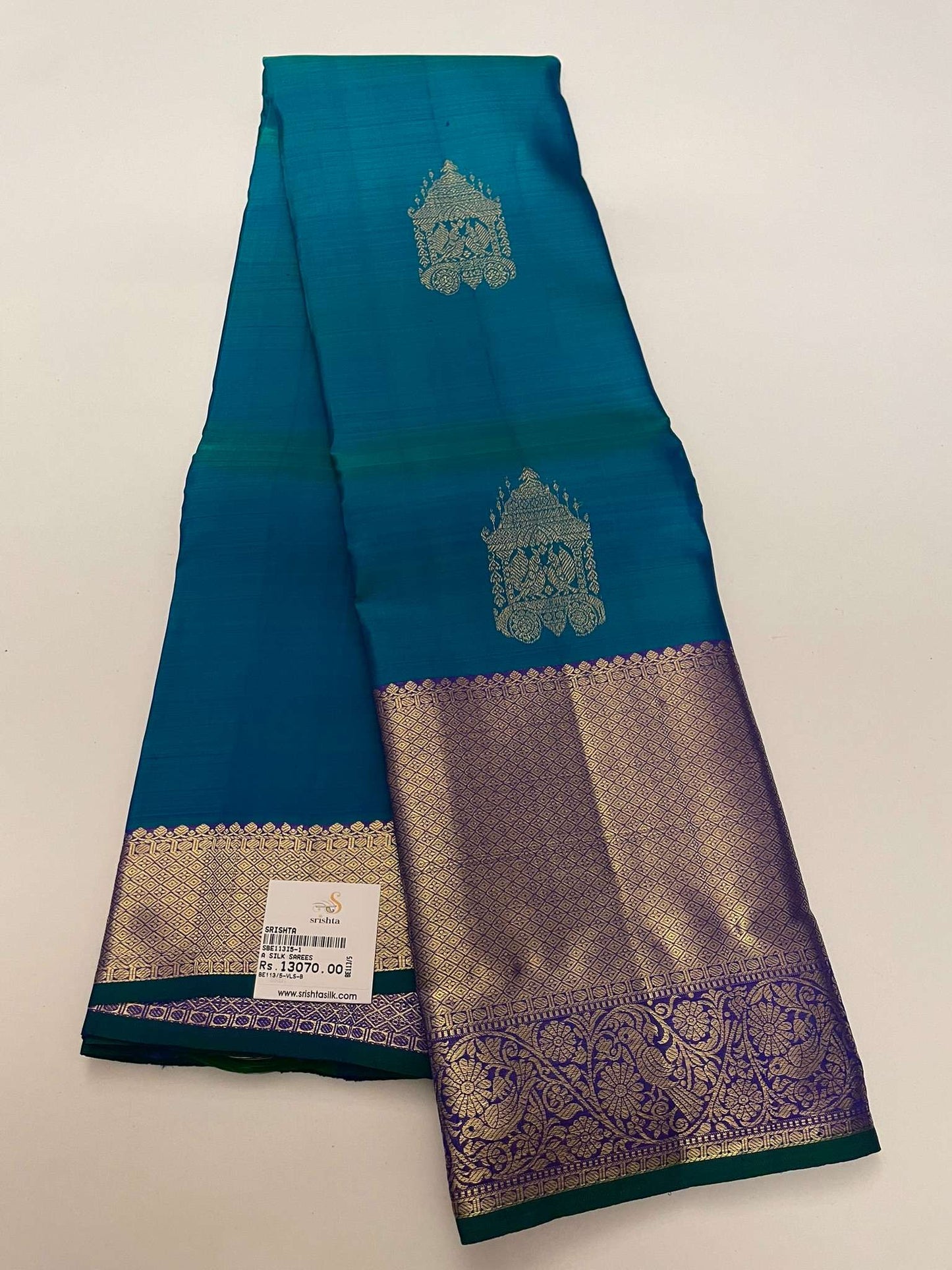 Kanchivaram Silk SBE113I5-1 By SRISHTA