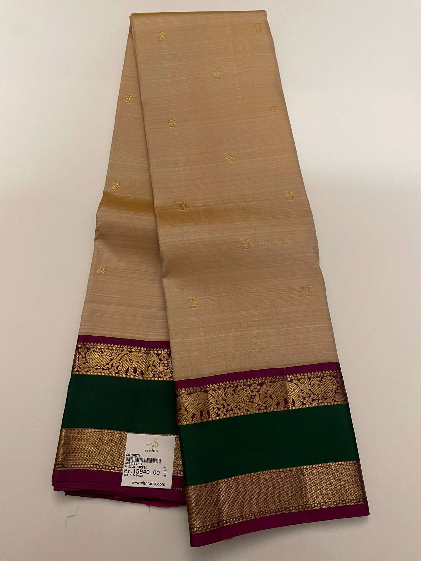 Kanchivaram Silk SBE115I7-1 By SRISHTA