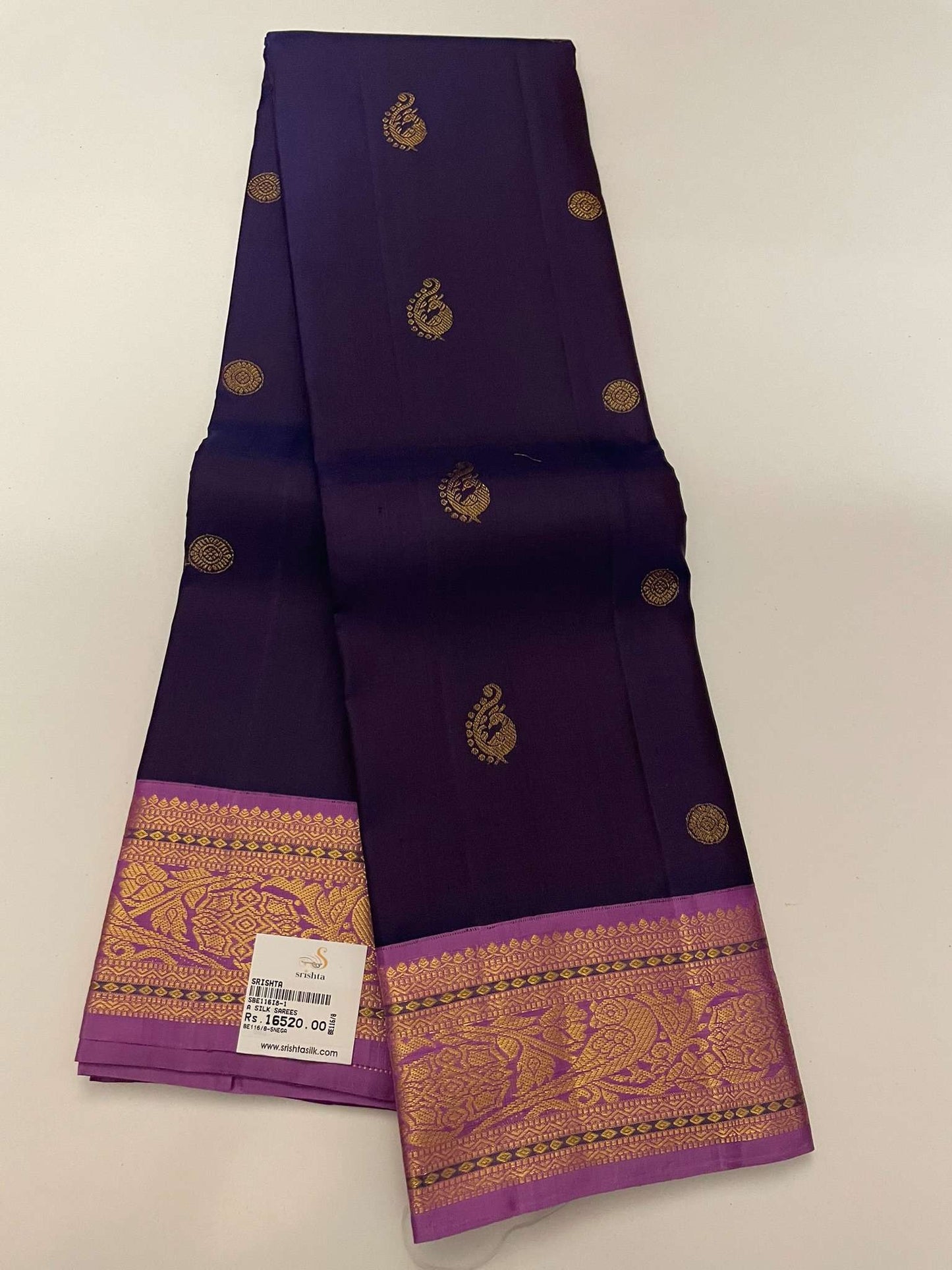 Kanchivaram Silk SBE116I8-1 By SRISHTA