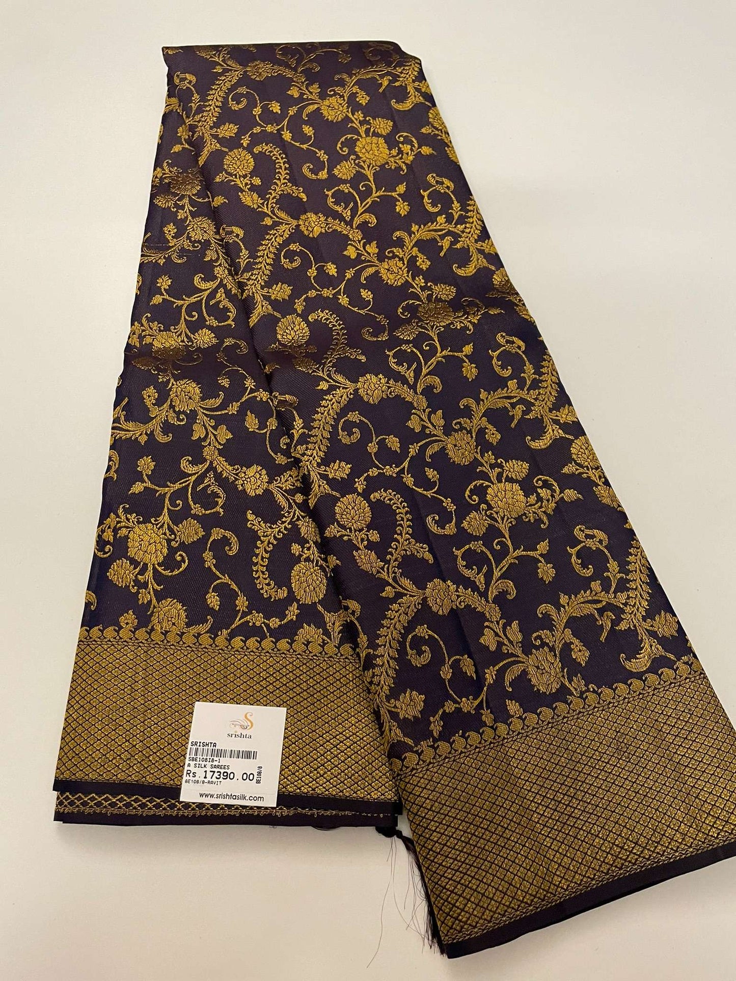 Kanchivaram Silk SBE108I8-1 By SRISHTA