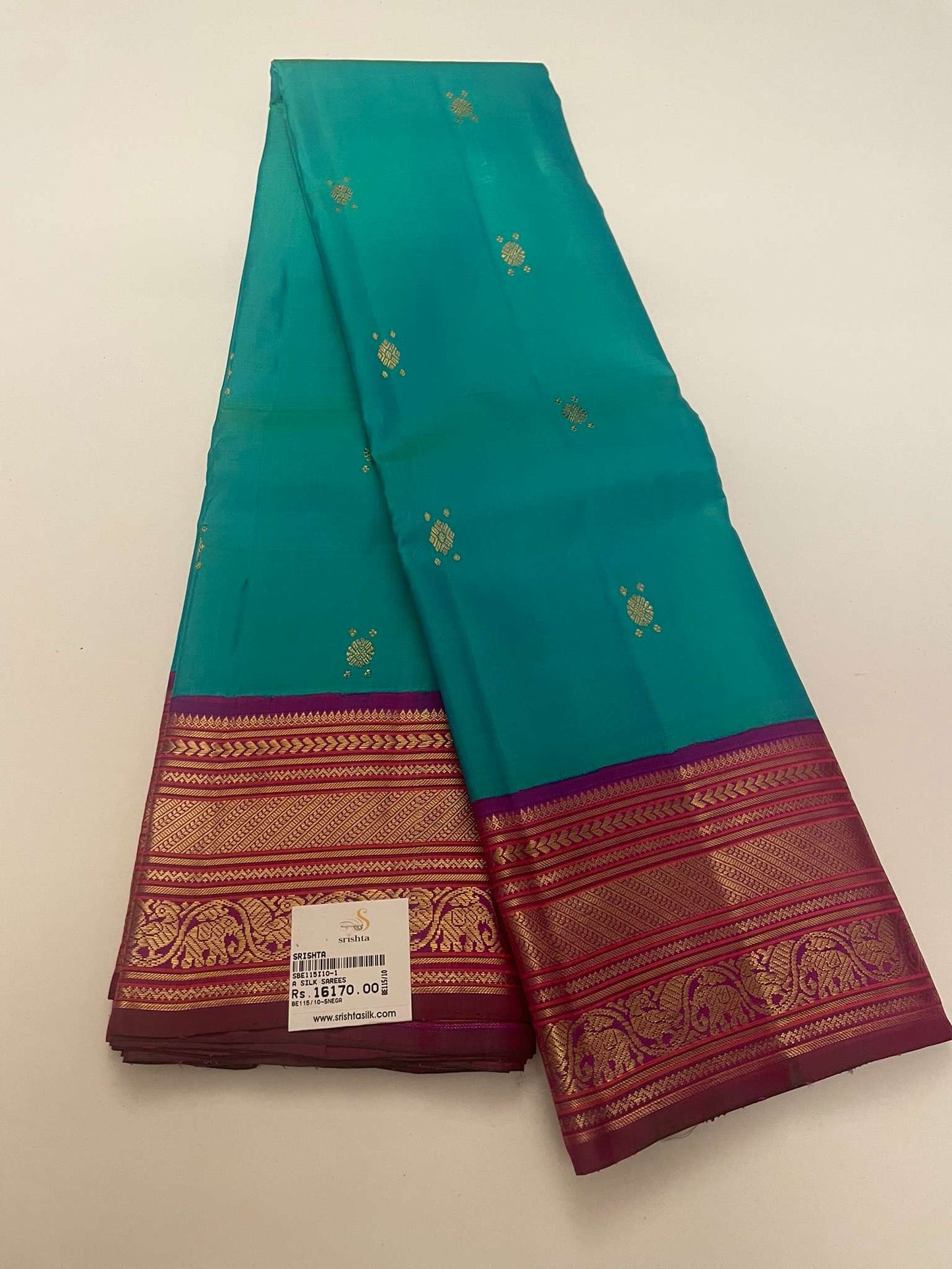 Kanchivaram Silk SBE115I10-1 By SRISHTA