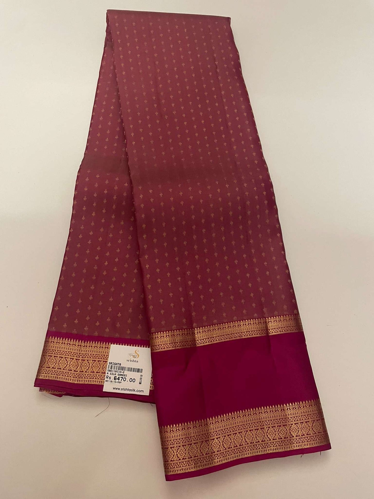 Kanchivaram Silk SBE119I10-2 By SRISHTA