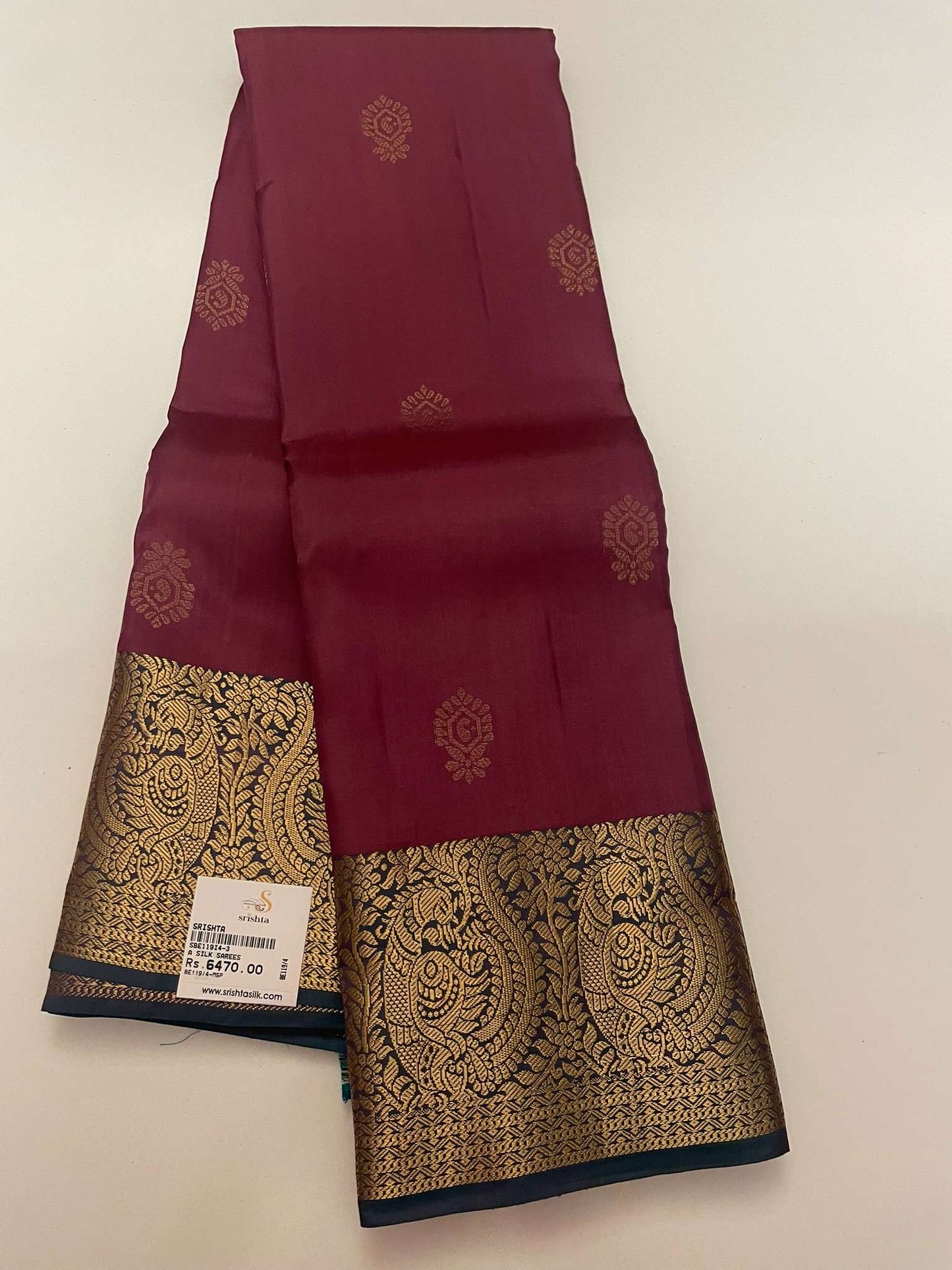 Kanchivaram Silk SBE119I4-3 By SRISHTA