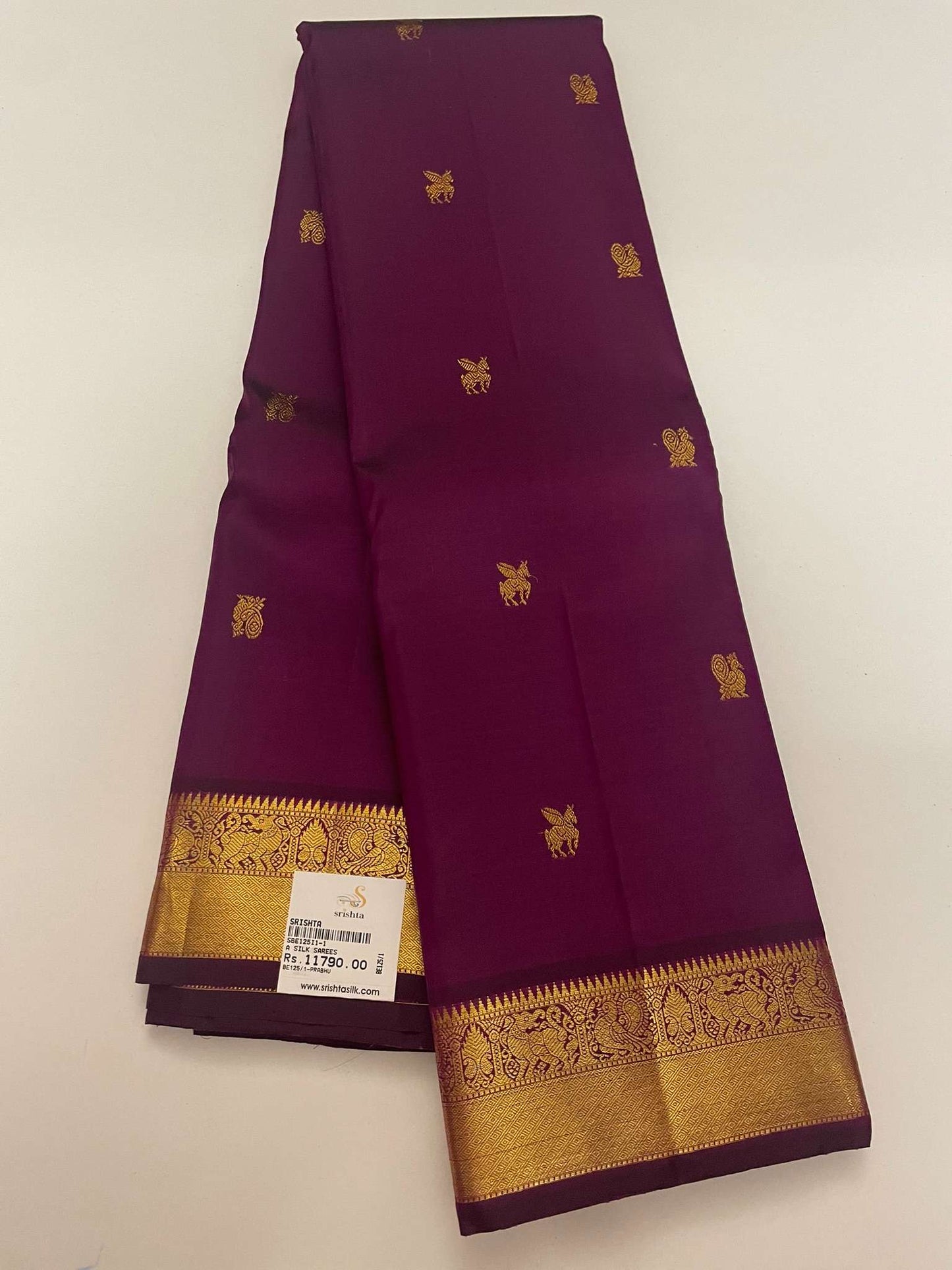 Kanchivaram Silk SBE125I1-1 By SRISHTA