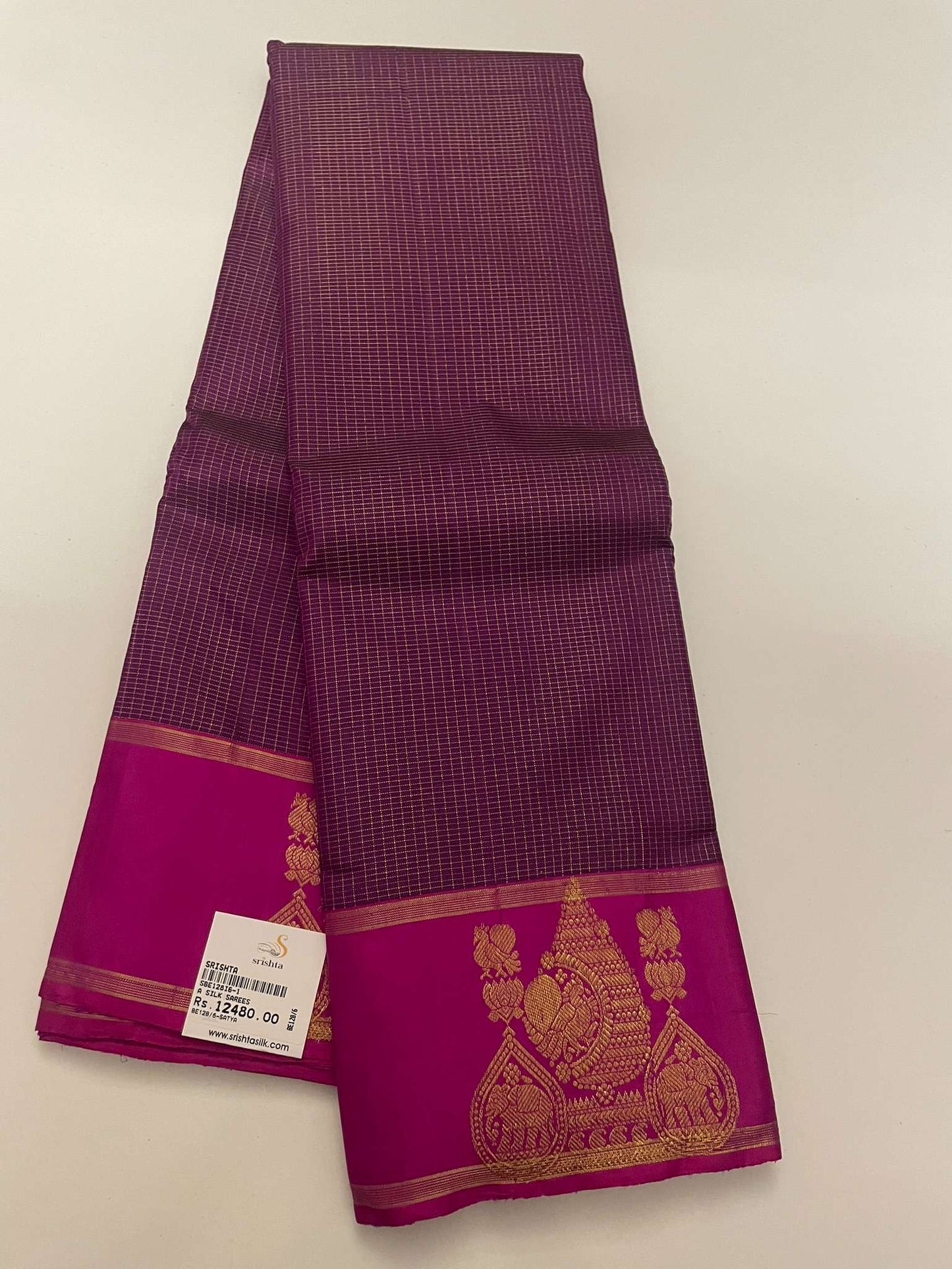 Kanchivaram Silk SBE128I6-1 By SRISHTA