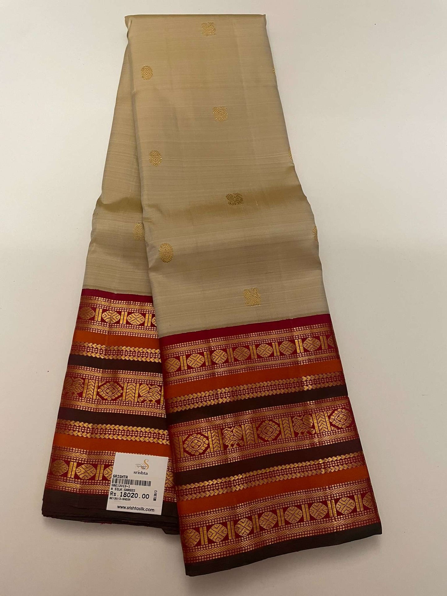 Kanchivaram Silk SBE130I3-1 By SRISHTA