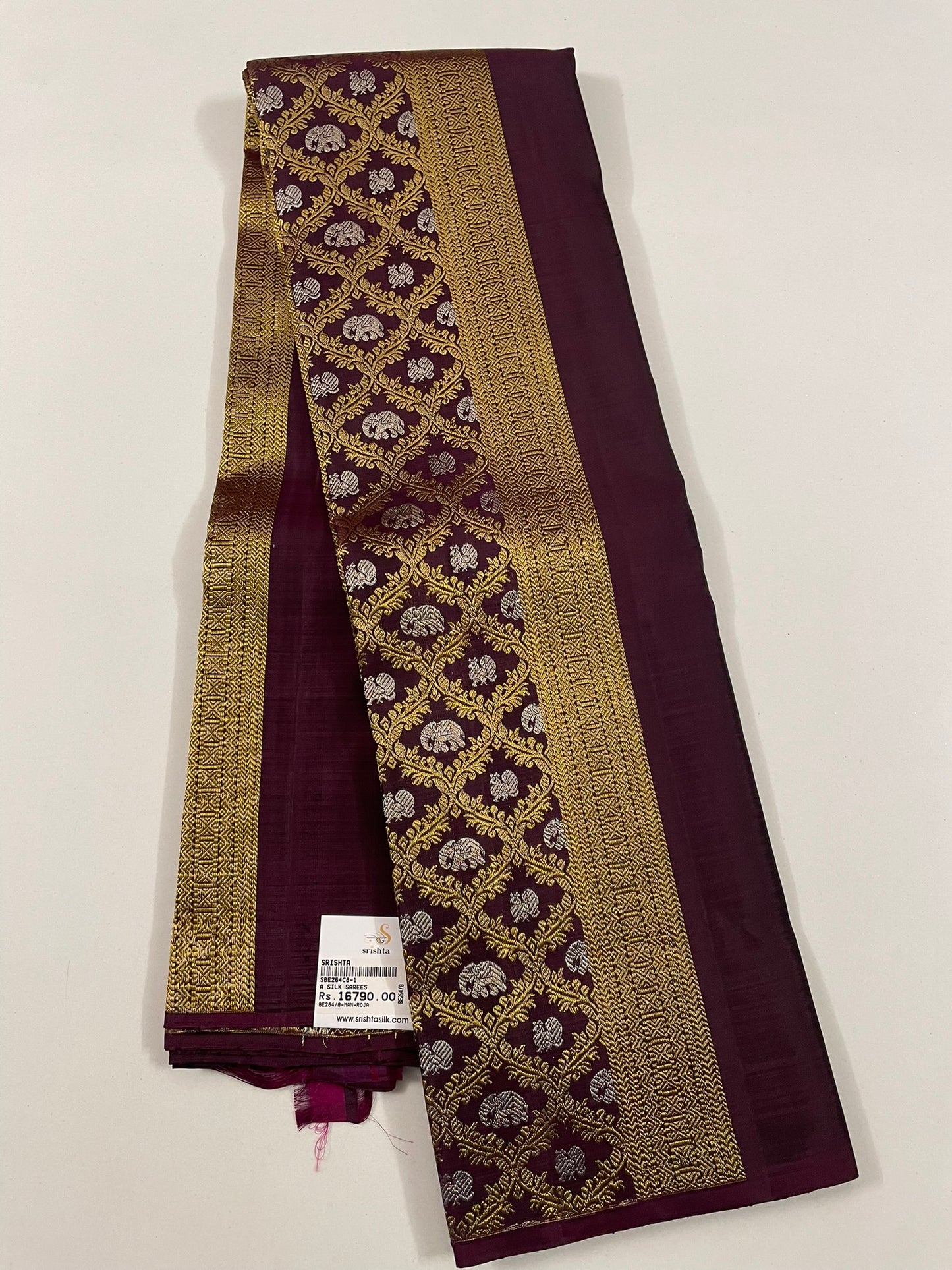 Kanchivaram Silk SBE264C8-1 By SRISHTA