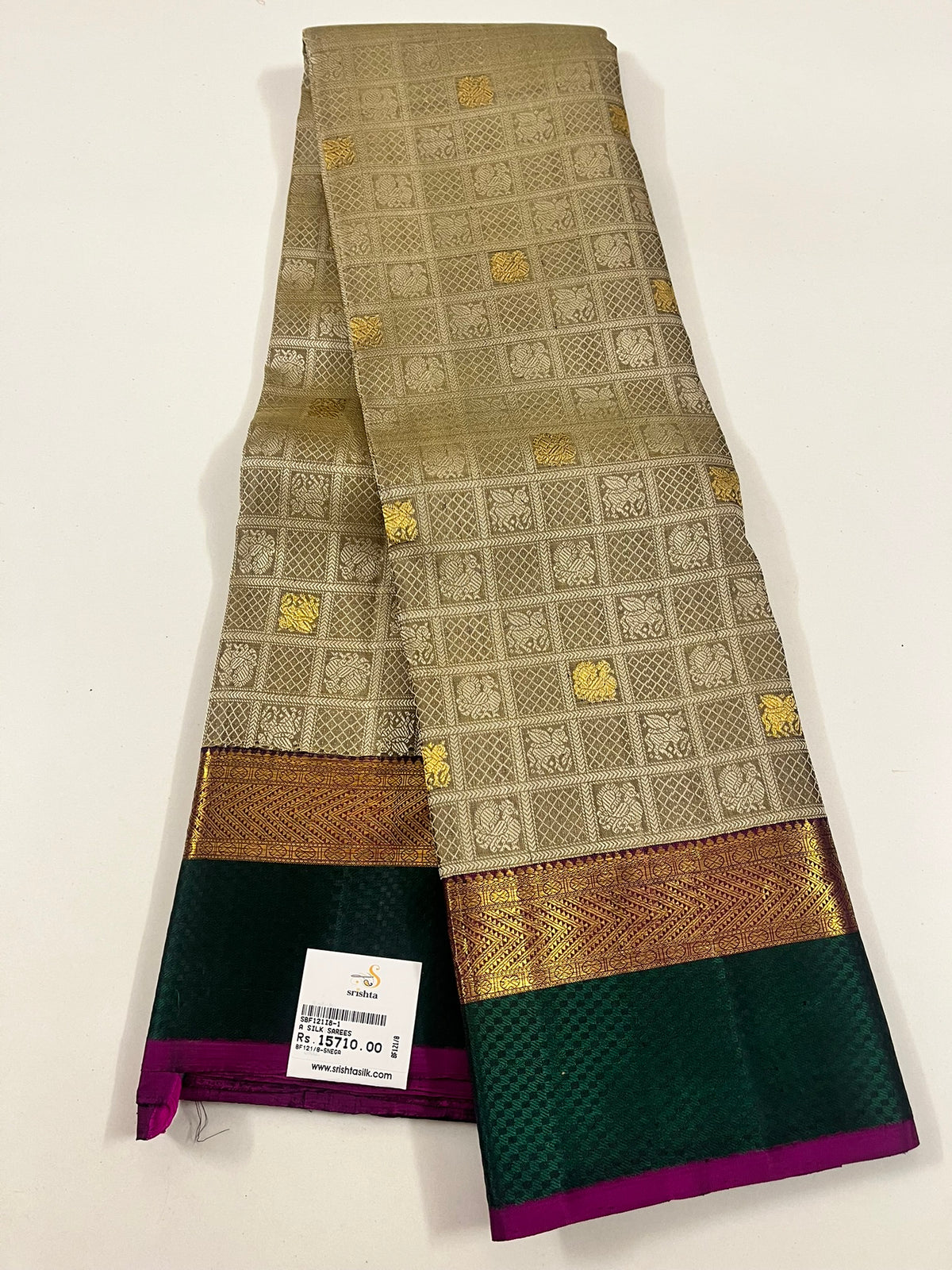 Kanchivaram Silk SBF121I8-1 By SRISHTA