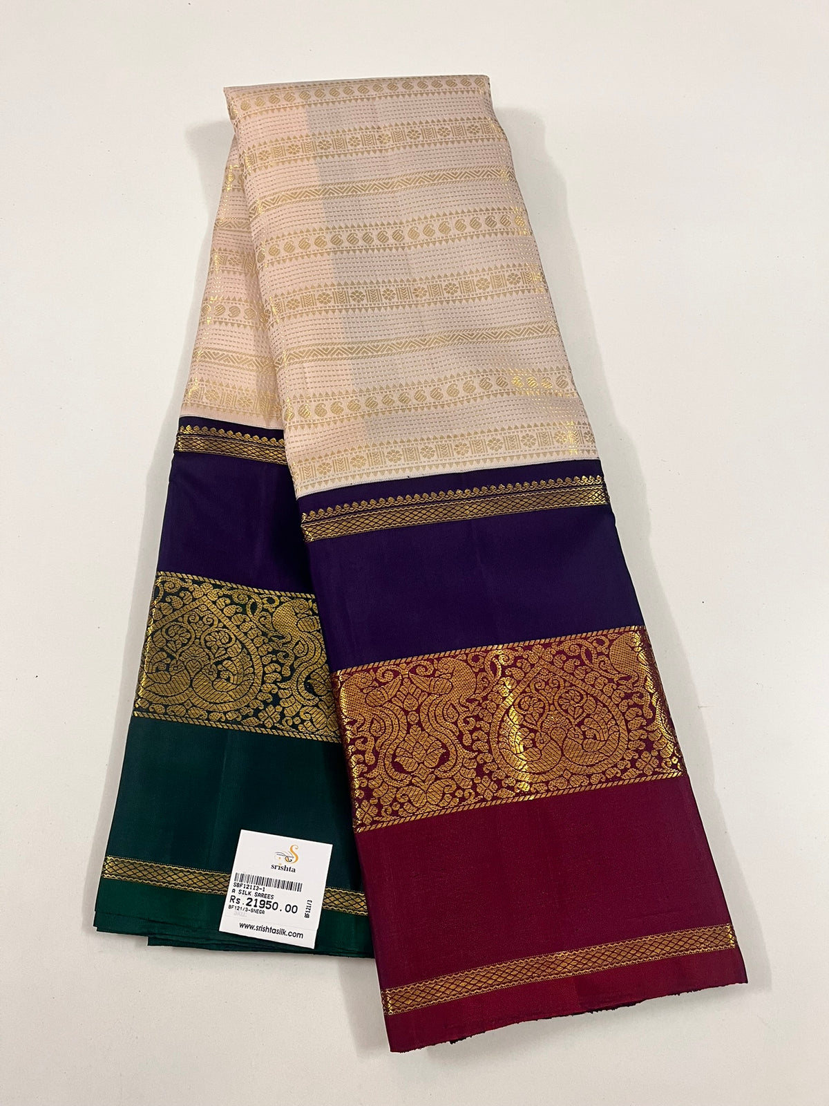 Kanchivaram Silk SBF121I3-1 By SRISHTA
