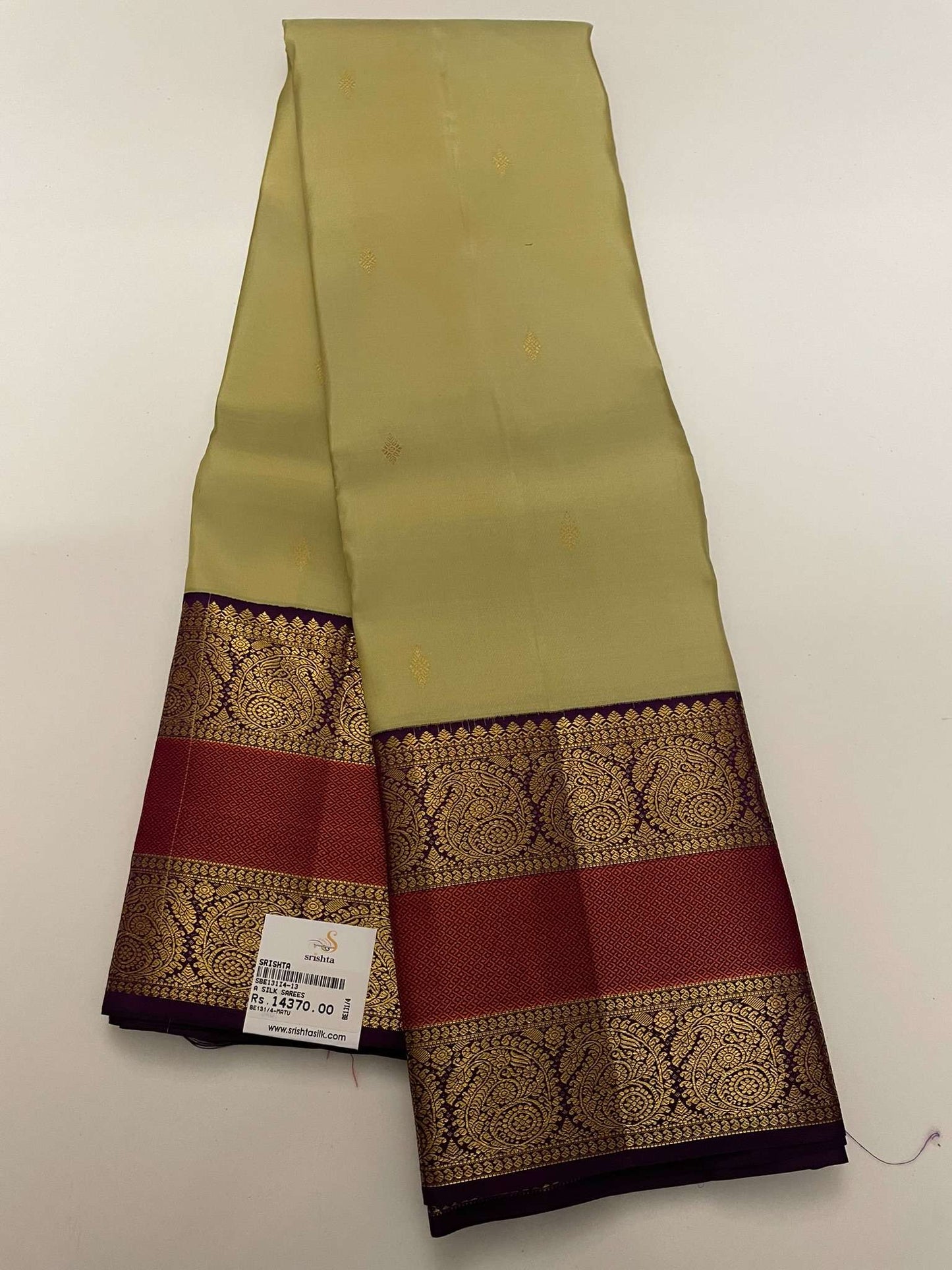 Kanchivaram Silk SBE131I4-13 By SRISHTA