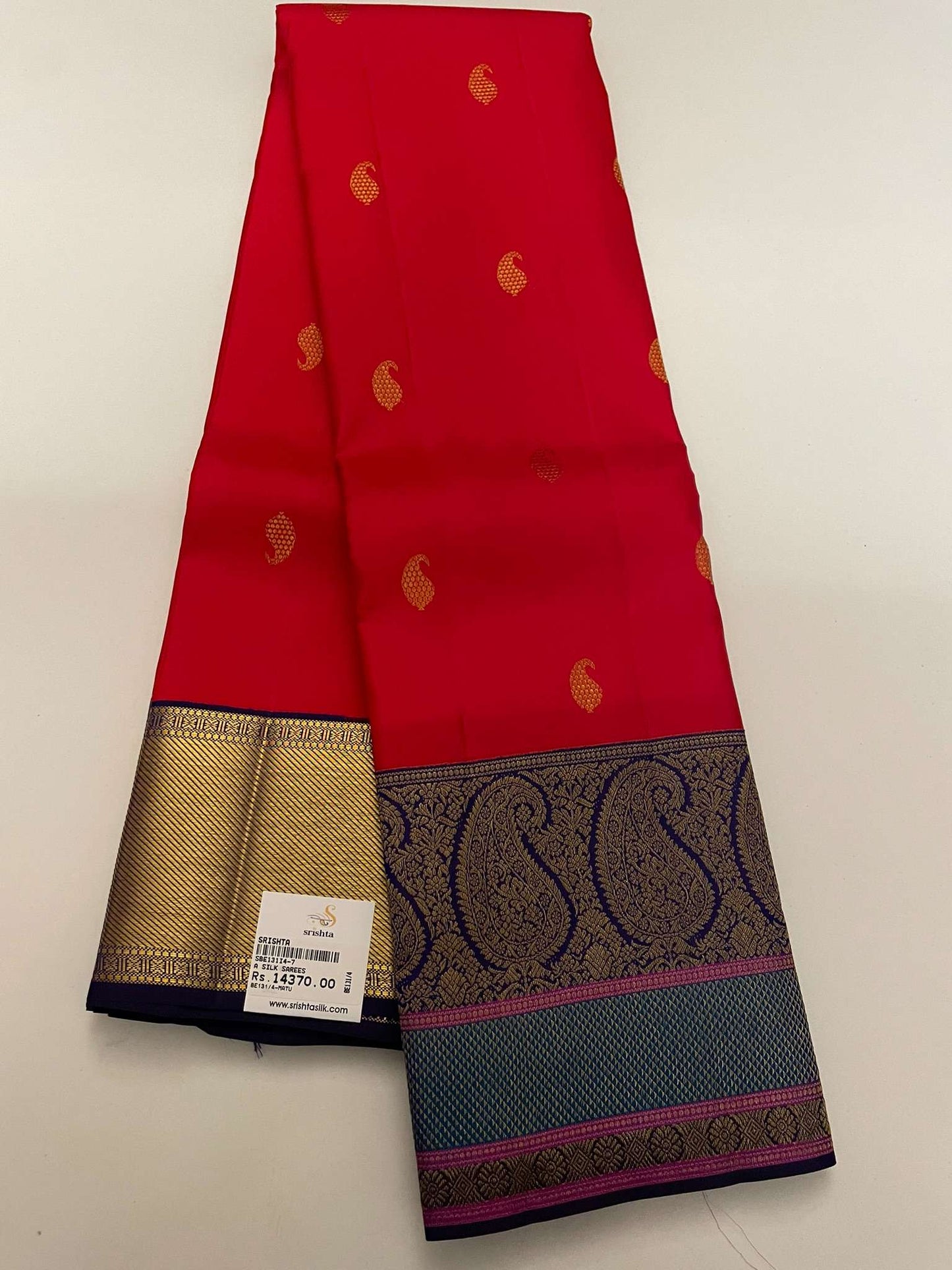 Kanchivaram Silk SBE131I4-7 By SRISHTA