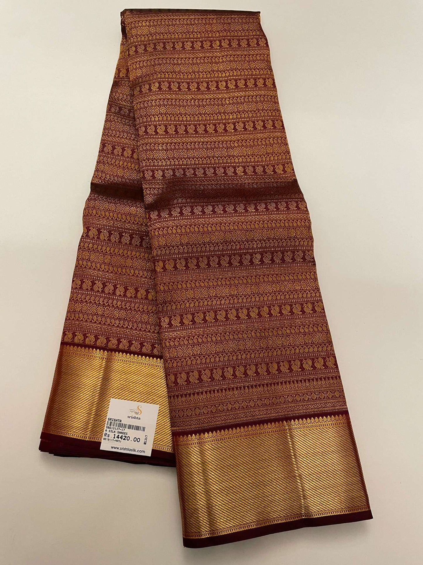 Kanchivaram Silk SBE131I7-17 By SRISHTA