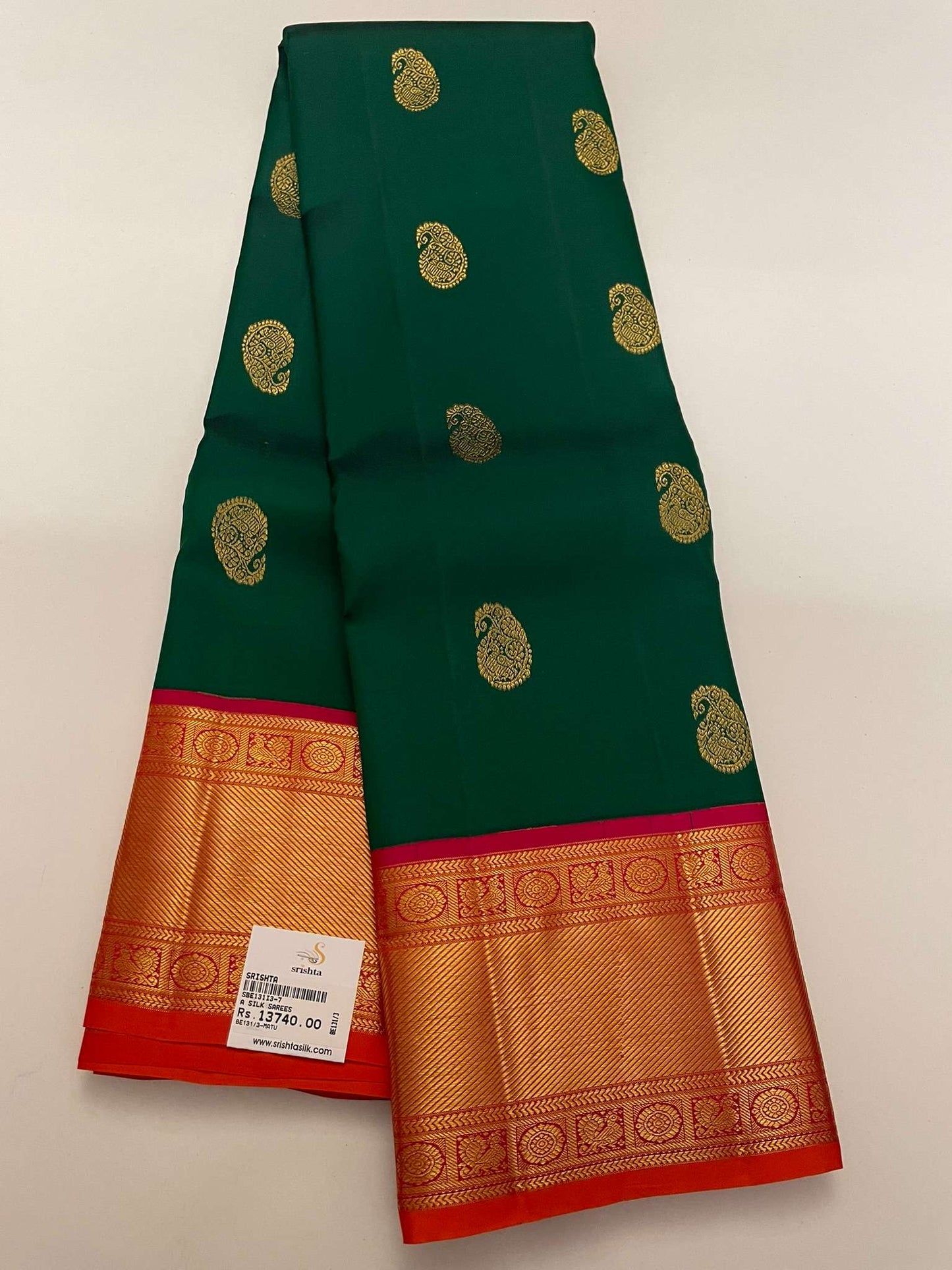 Kanchivaram Silk SBE131I3-7 By SRISHTA