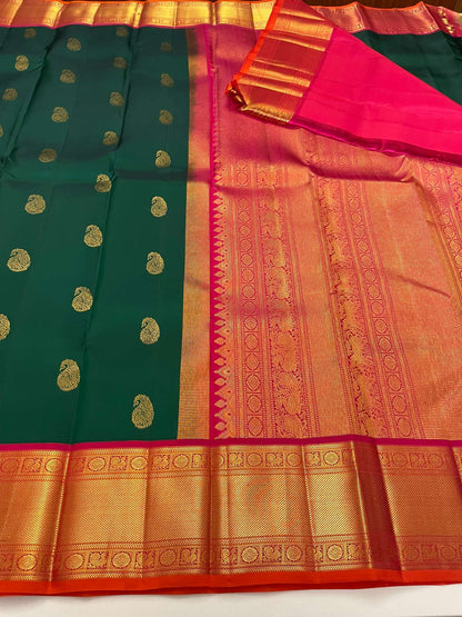 Kanchivaram Silk SBE131I3-7 By SRISHTA
